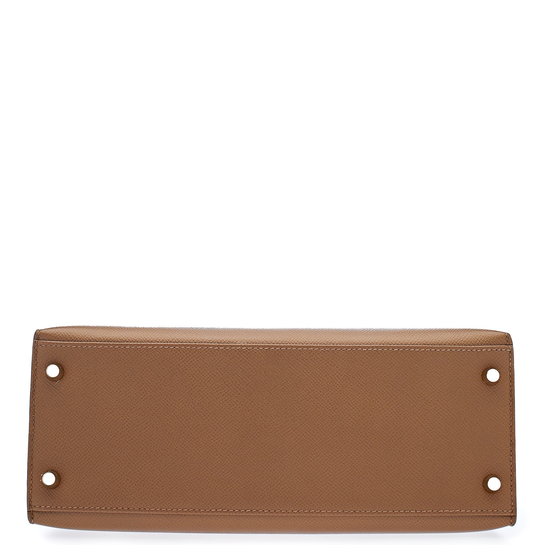 HERMES Kelly 28 Gold Epsom Gold Hardware