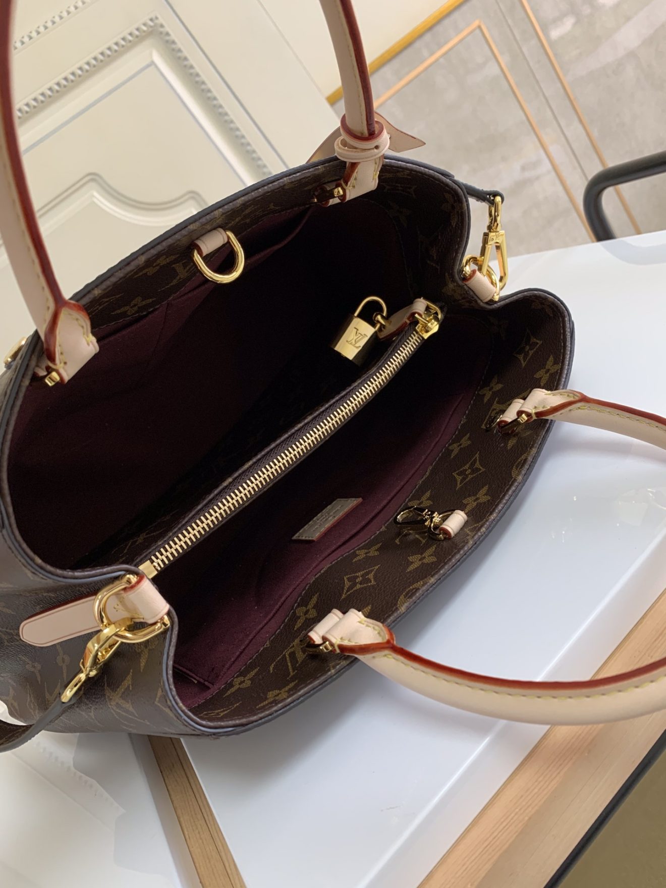 Louis Vuitton Monogram Canvas Montaigne MM M41056