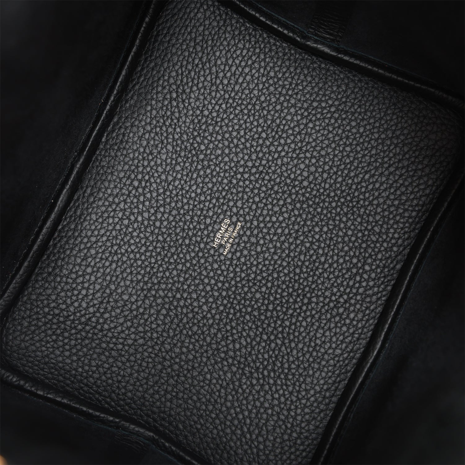 HERMES Picotin Lock 22 Black Clemence Gold Hardware