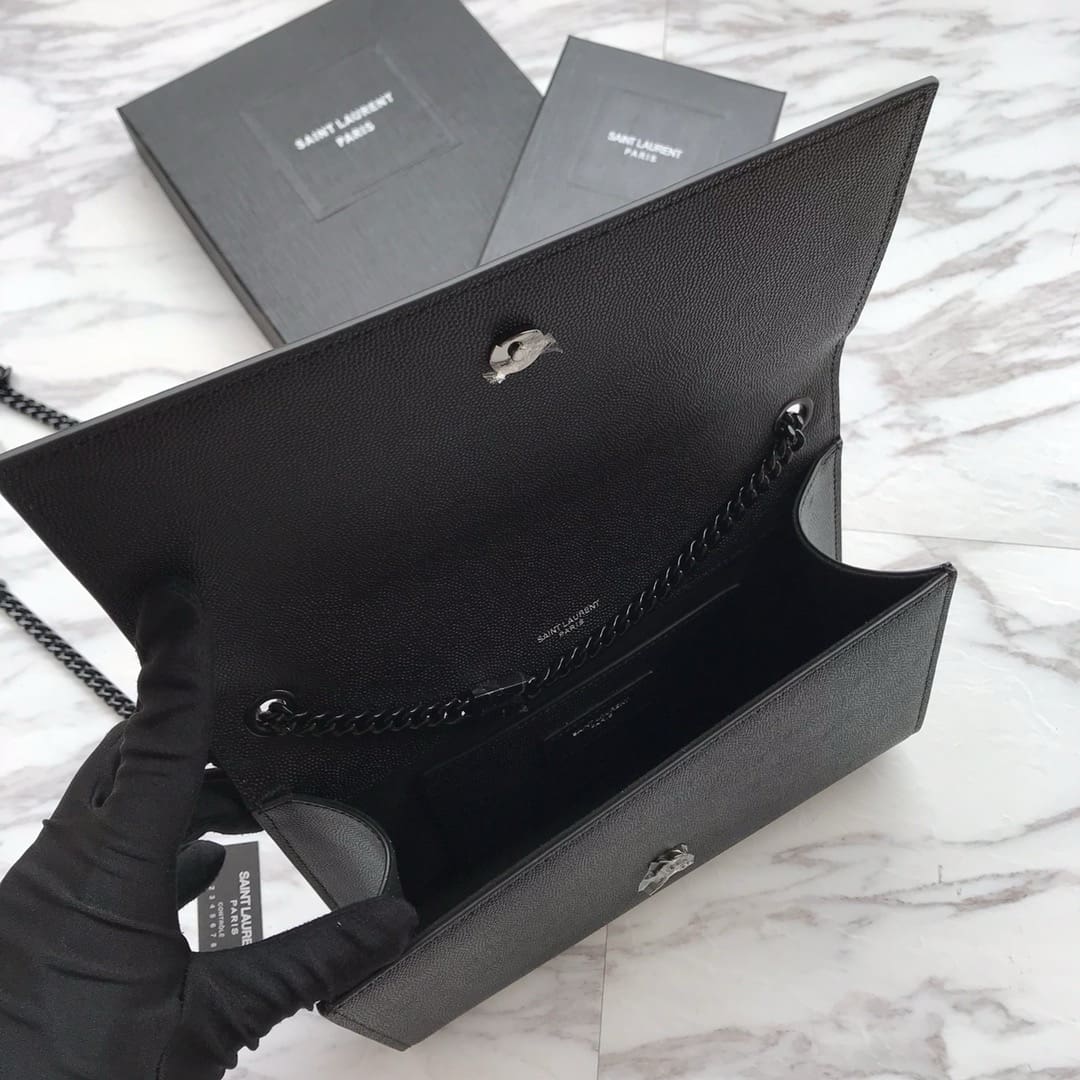 Saint Laurent Kate Medium In Grain De Poudre Embossed Leather