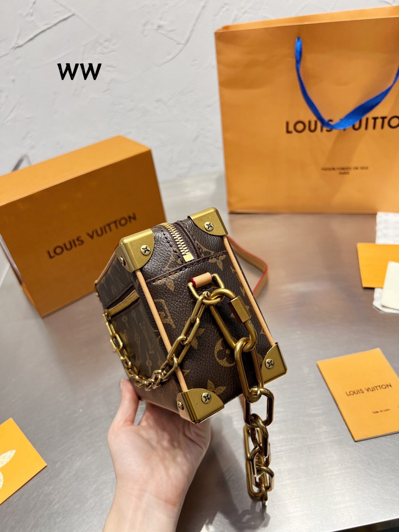 Louis Vuitton Mini Soft Trunk Monogram Legacy Brown