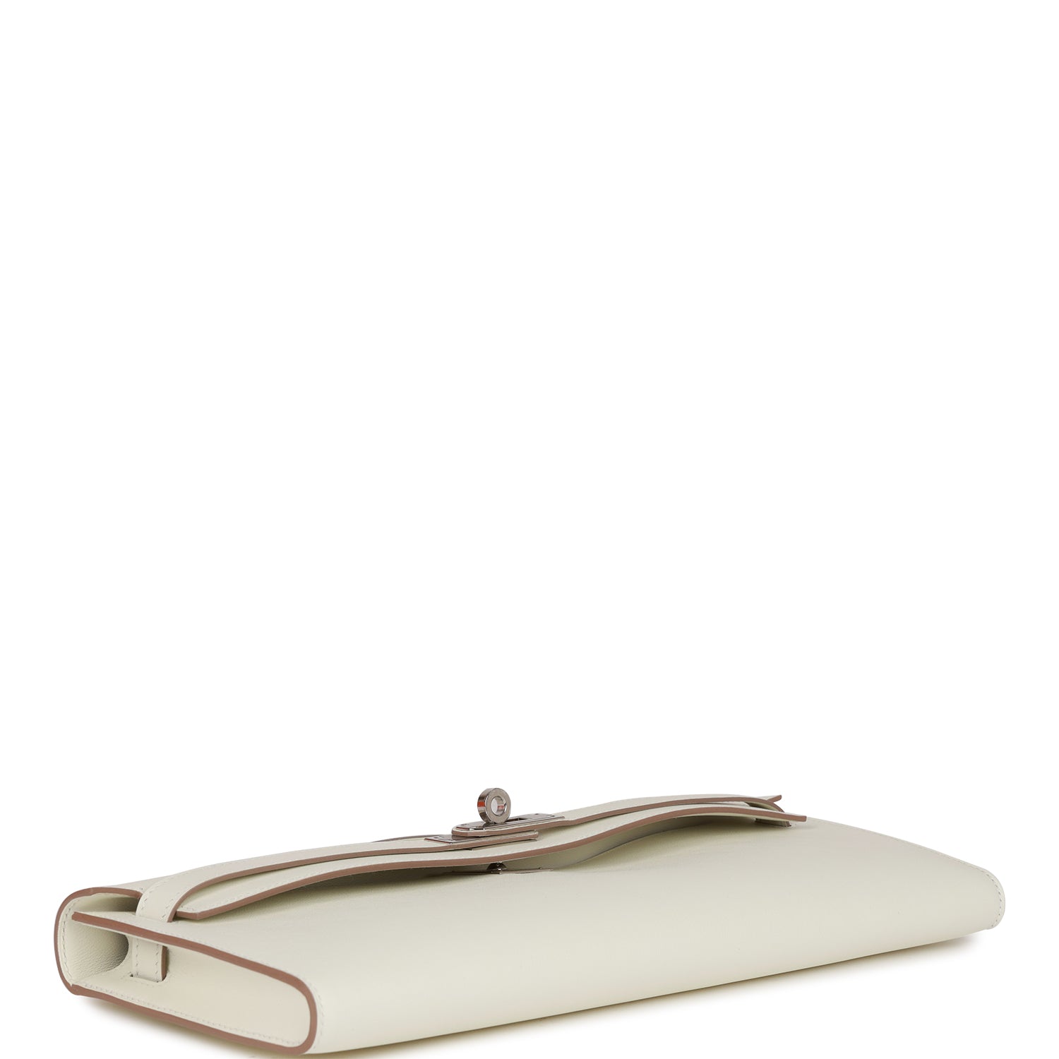 HERMES Kelly Cut Mushroom Swift Palladium Hardware