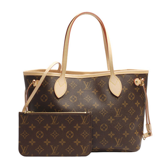 LOUIS VUITTON M41000 Neverfull PM Shoulder Bag Monogram Canvas