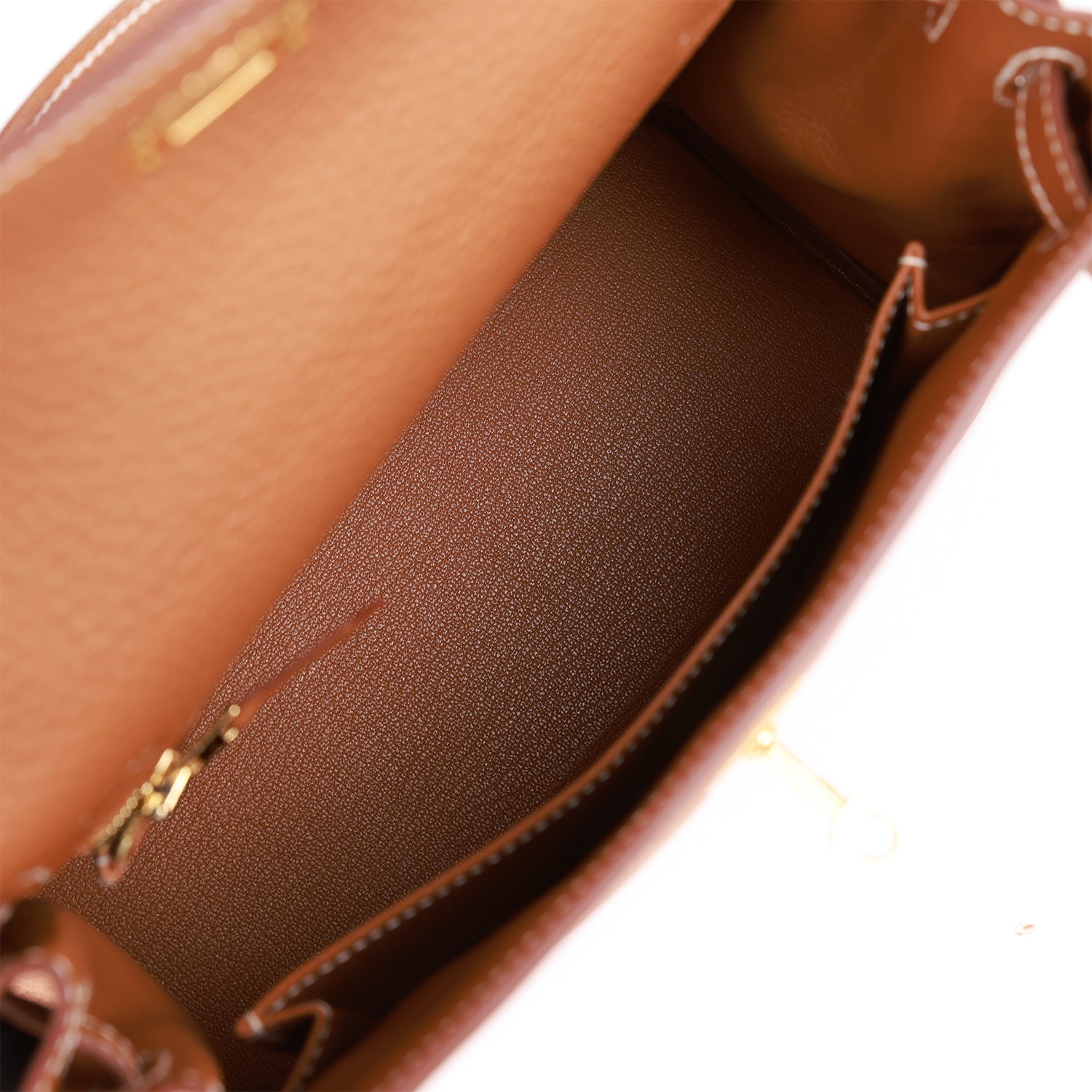 HERMES Kelly Retourne 25 Gold Togo Gold Hardware