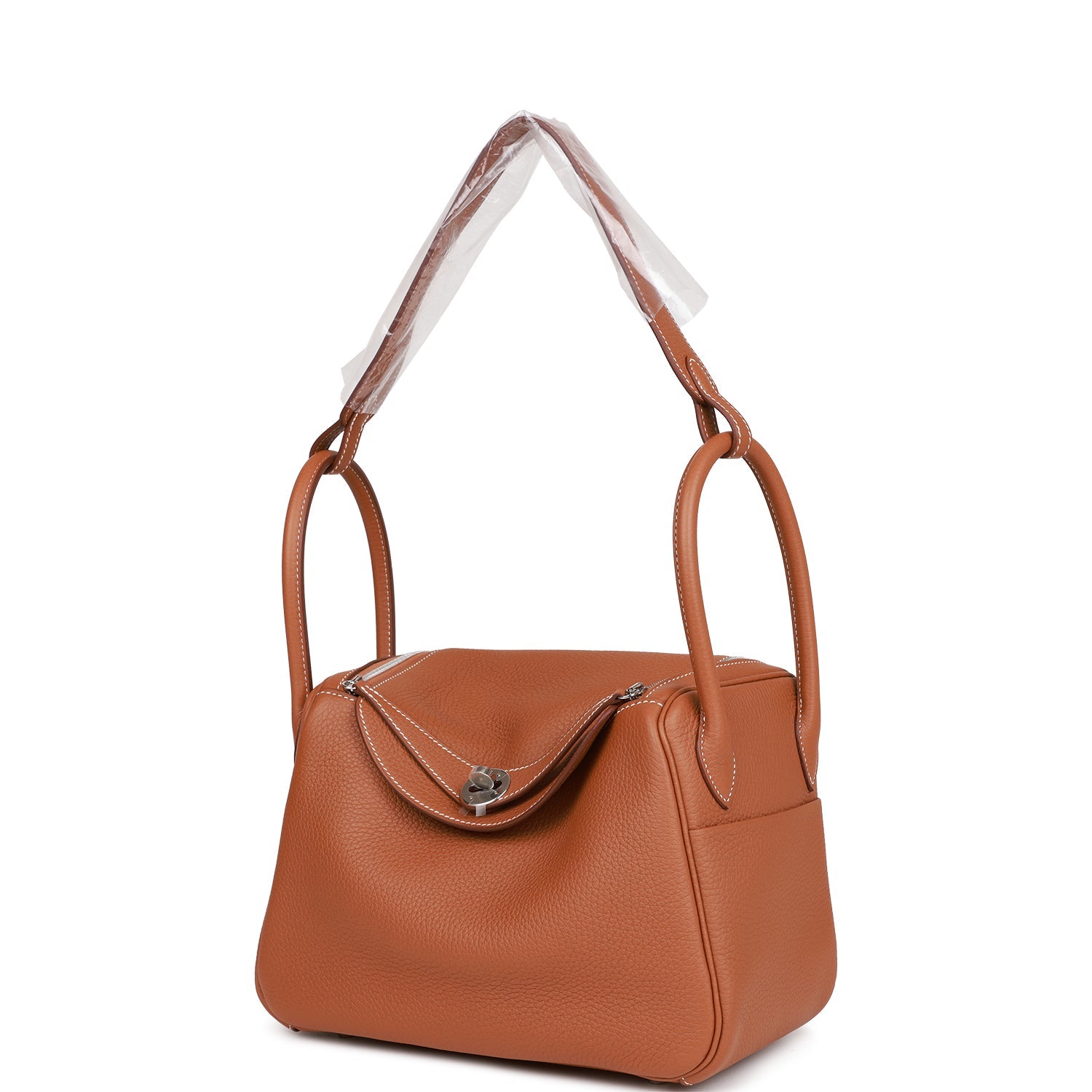 HERMES Lindy 26 Gold Clemence Palladium Hardware