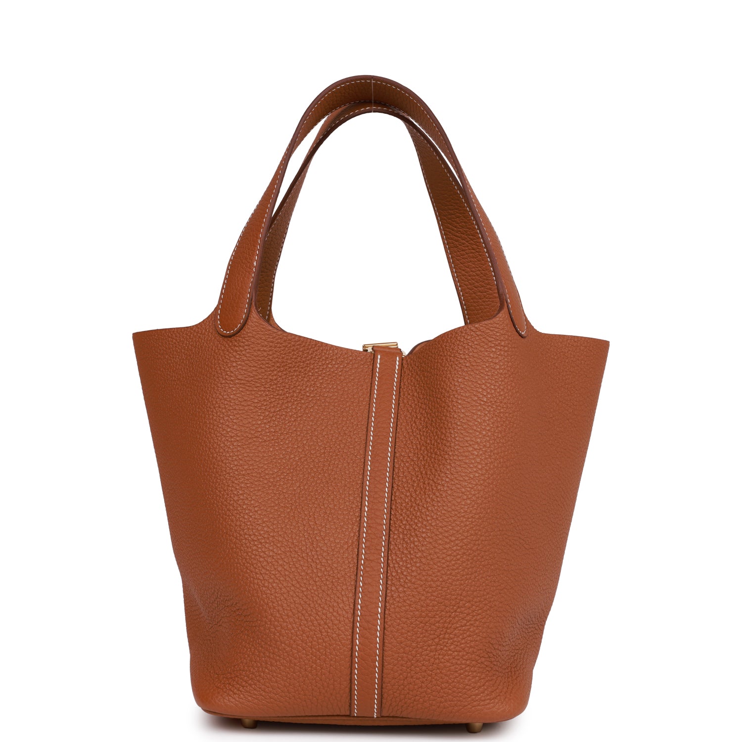 HERMES Picotin Lock 22 Gold Clemence Gold Hardware