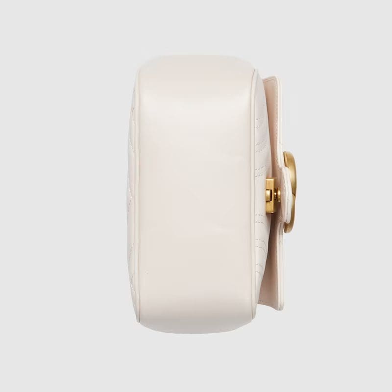 GUCCI MARMONT MINI SHOULDER BAG (White)