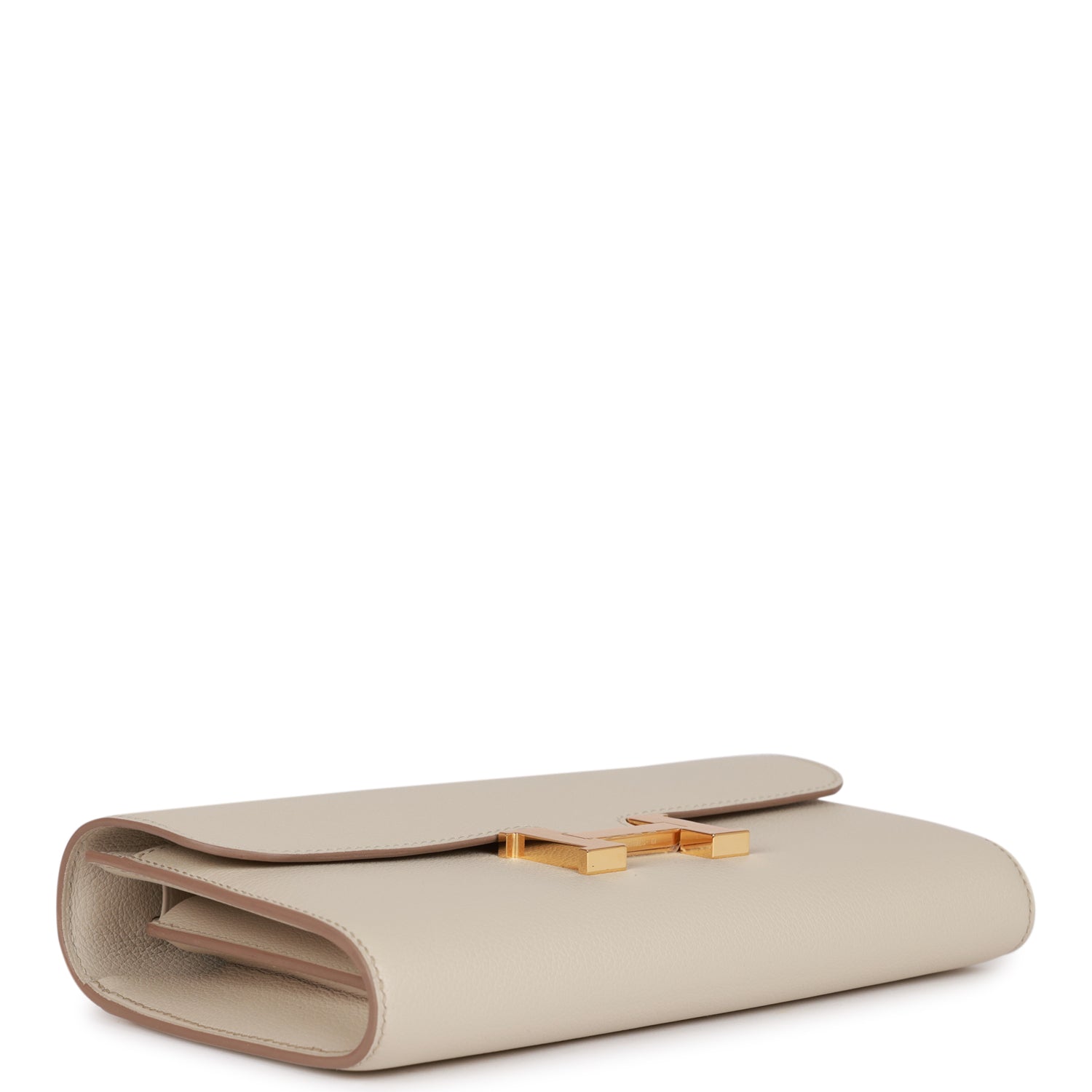 Hermes Constance Wallet To Go Beton Evercolor Gold Hardware