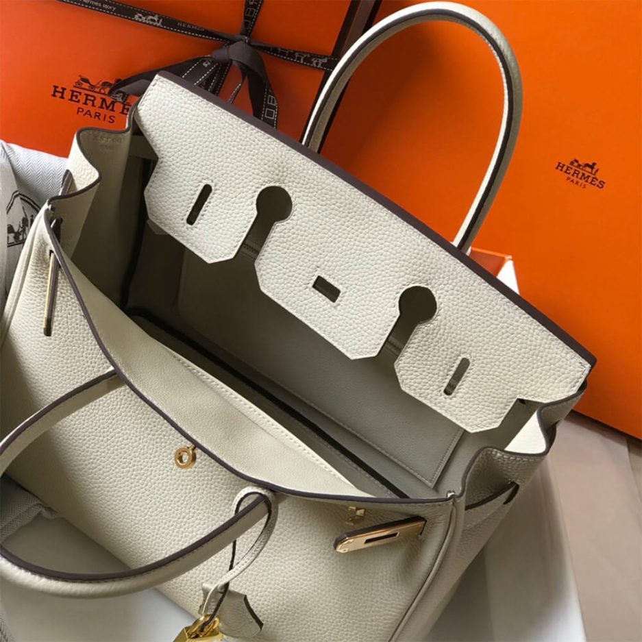HERMES BIRKIN BAG 30 （IVORY WHITE）