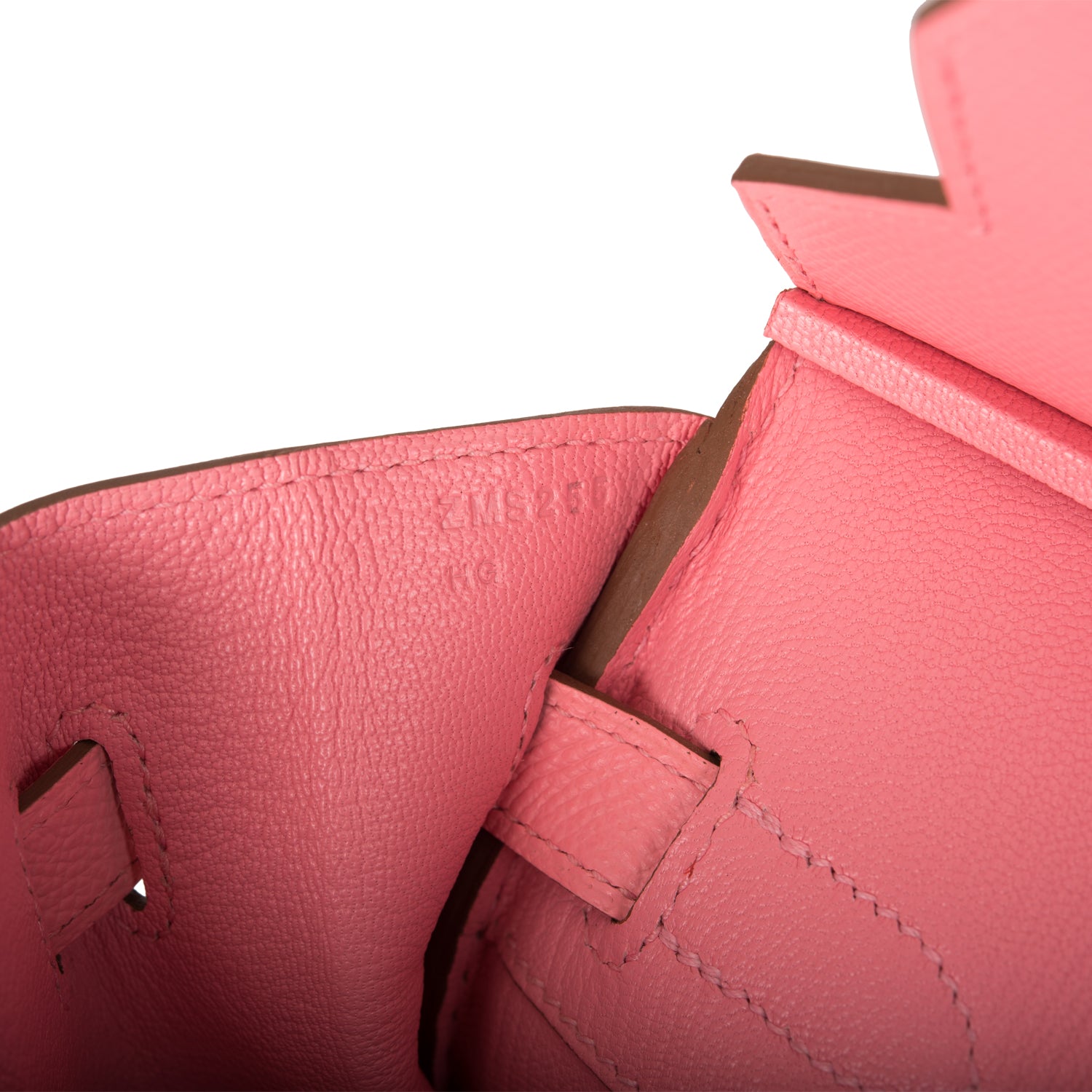 HERMES Birkin 30 Rose Confetti Epsom Palladium Hardware