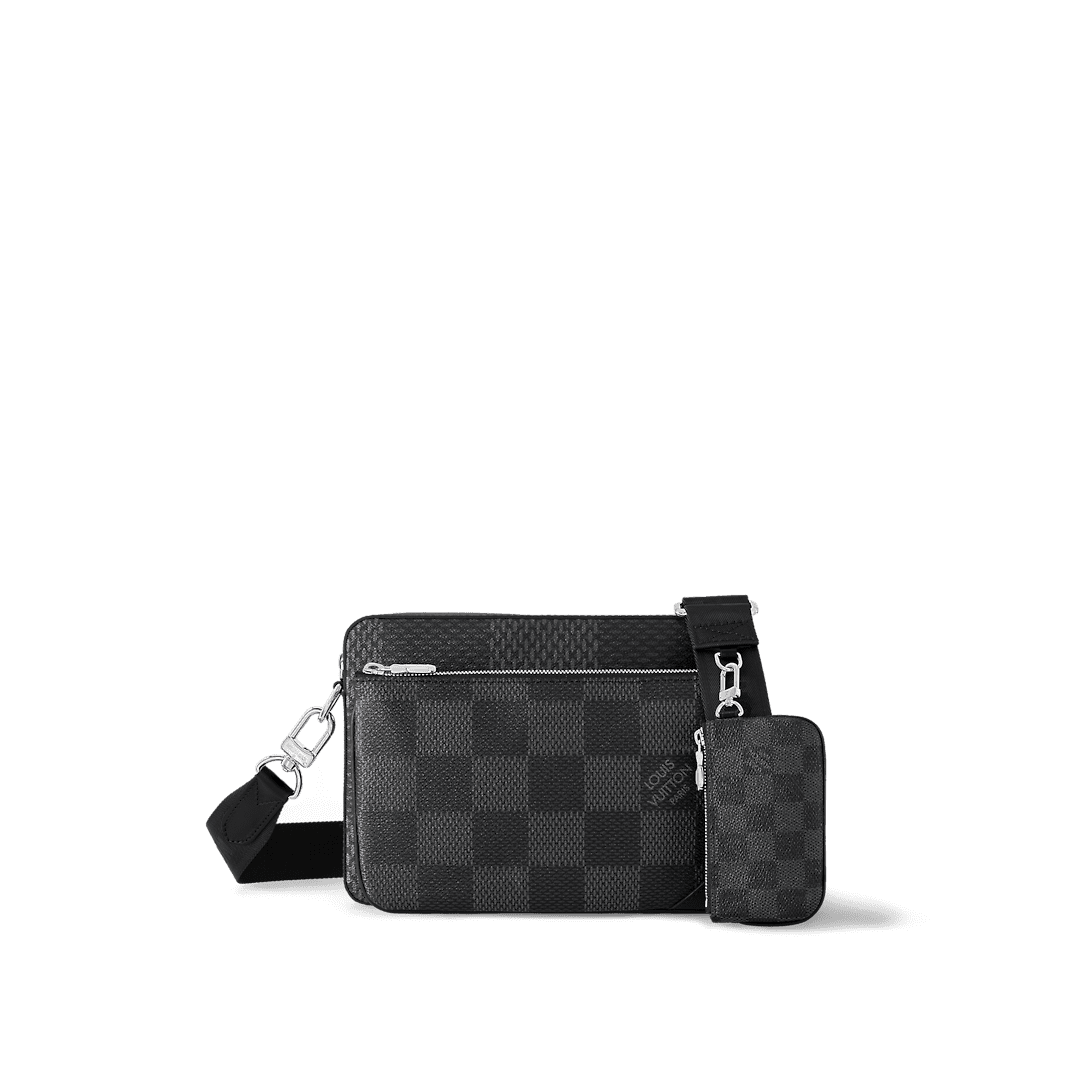 LOUIS VUITTON Trio Messenger Bag Grey