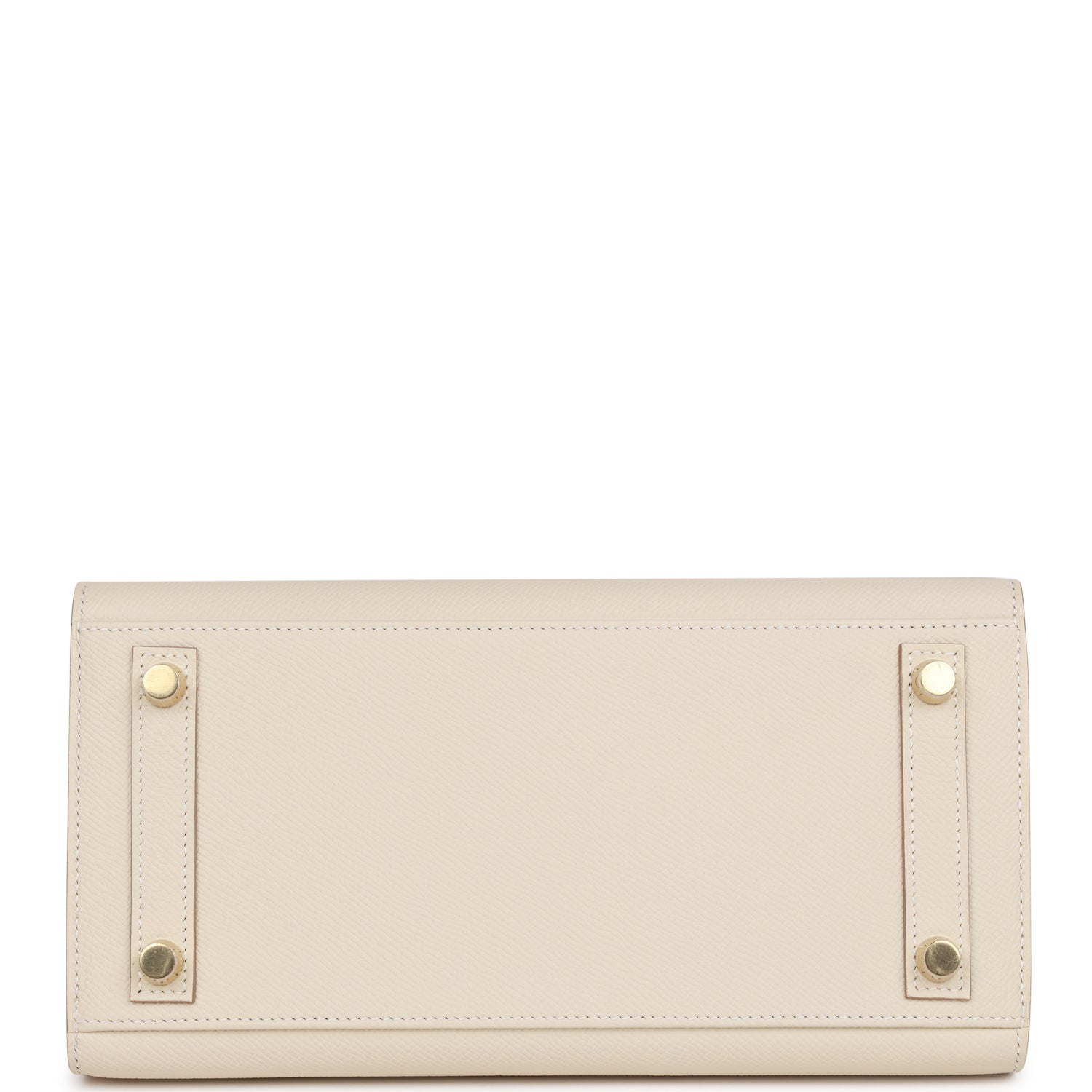 HERMES Birkin Sellier 25 Craie Epsom Gold Hardware