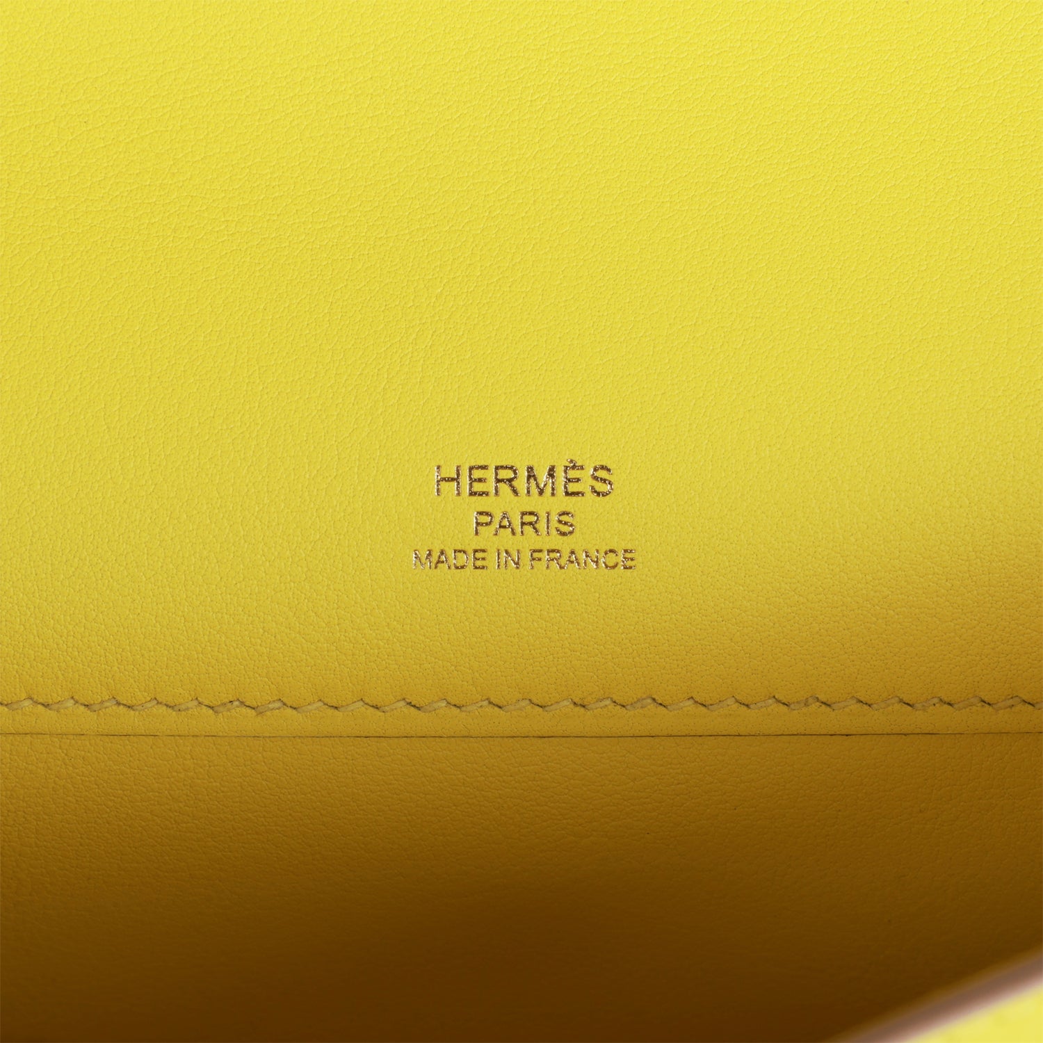 HERMES Kelly Cut Lime Swift Gold Hardware