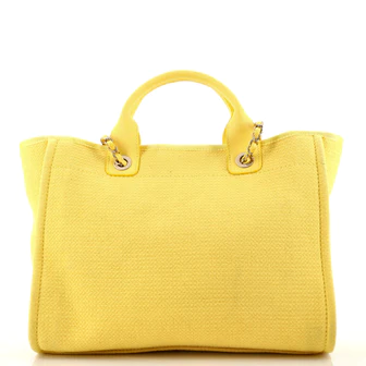 CHANEL Deauville NM Tote Mixed Fibers Small