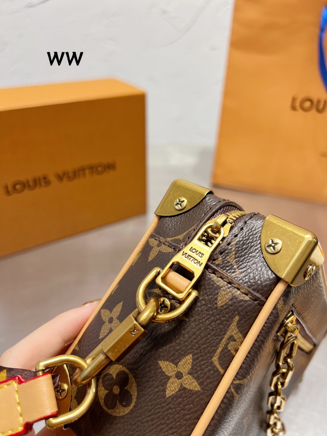 Louis Vuitton Mini Soft Trunk Monogram Legacy Brown
