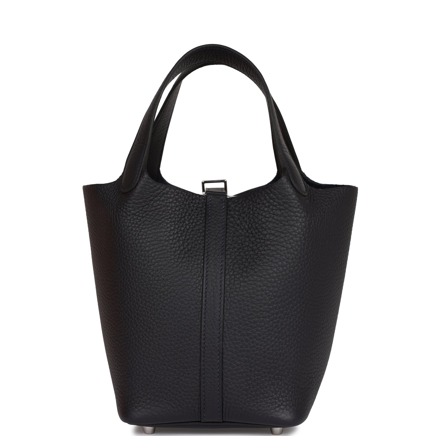 HERMES Picotin Lock 18 Caban Clemence Palladium Hardware