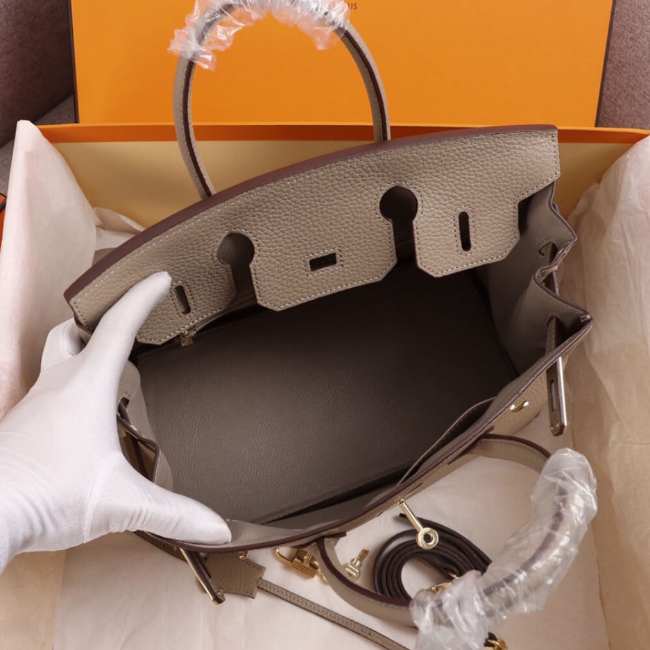 HERMES BIRKIN BAG 25 (Grey)