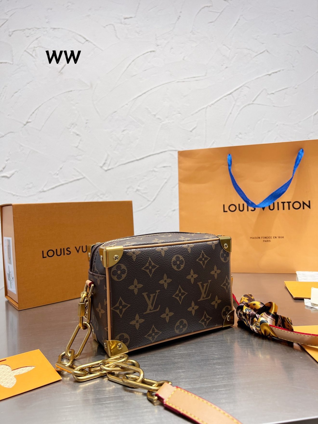 Louis Vuitton Mini Soft Trunk Monogram Legacy Brown
