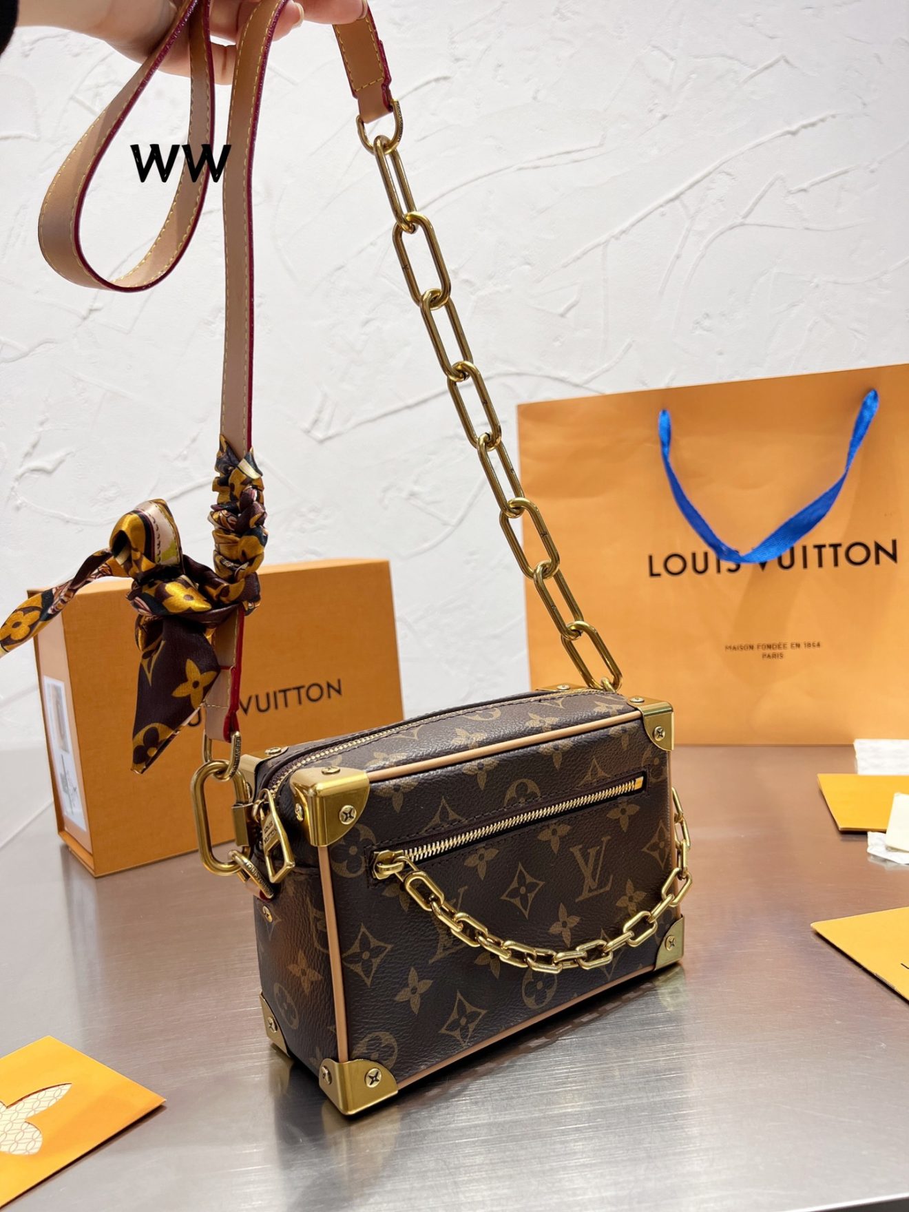 Louis Vuitton Mini Soft Trunk Monogram Legacy Brown