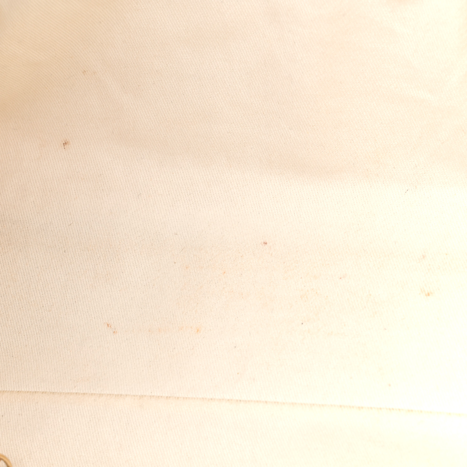 CHANEL Canvas Pearl Large Deauville Tote Ecru Beige