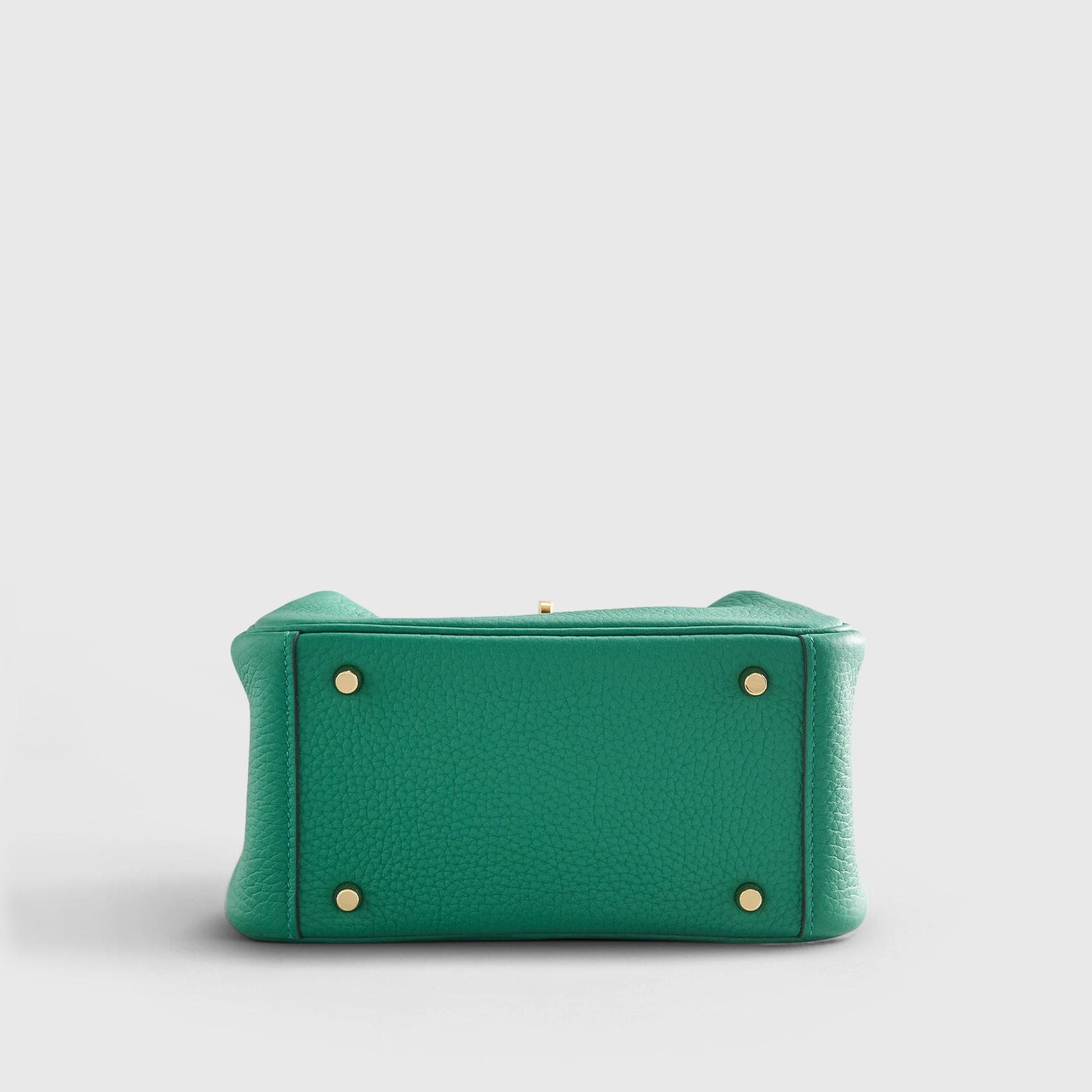 HERMES Lindy 20 Clemence Vert Vertigo Gold Hardware