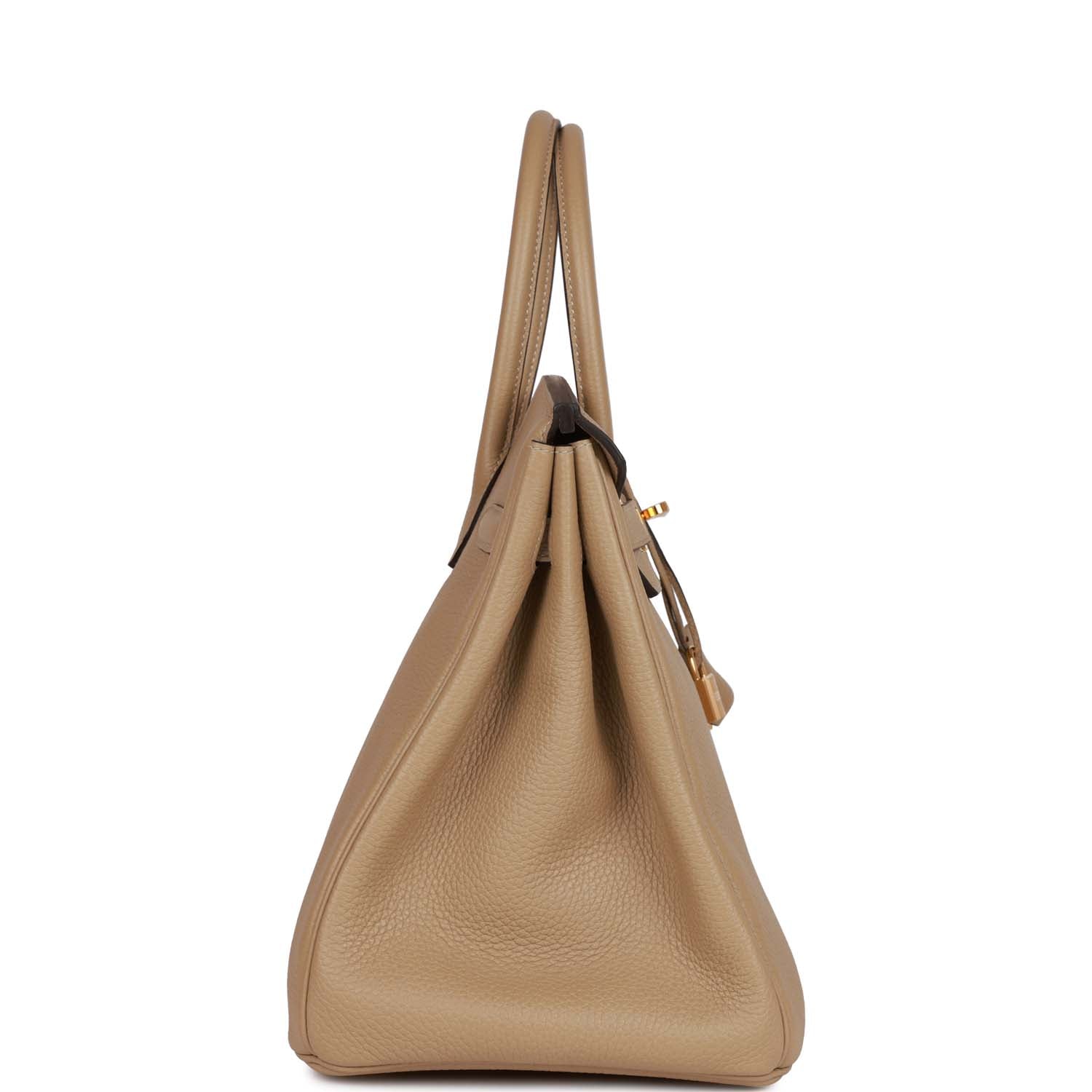 HERMES Birkin 35 TrencHERMES Clemence Gold Hardware