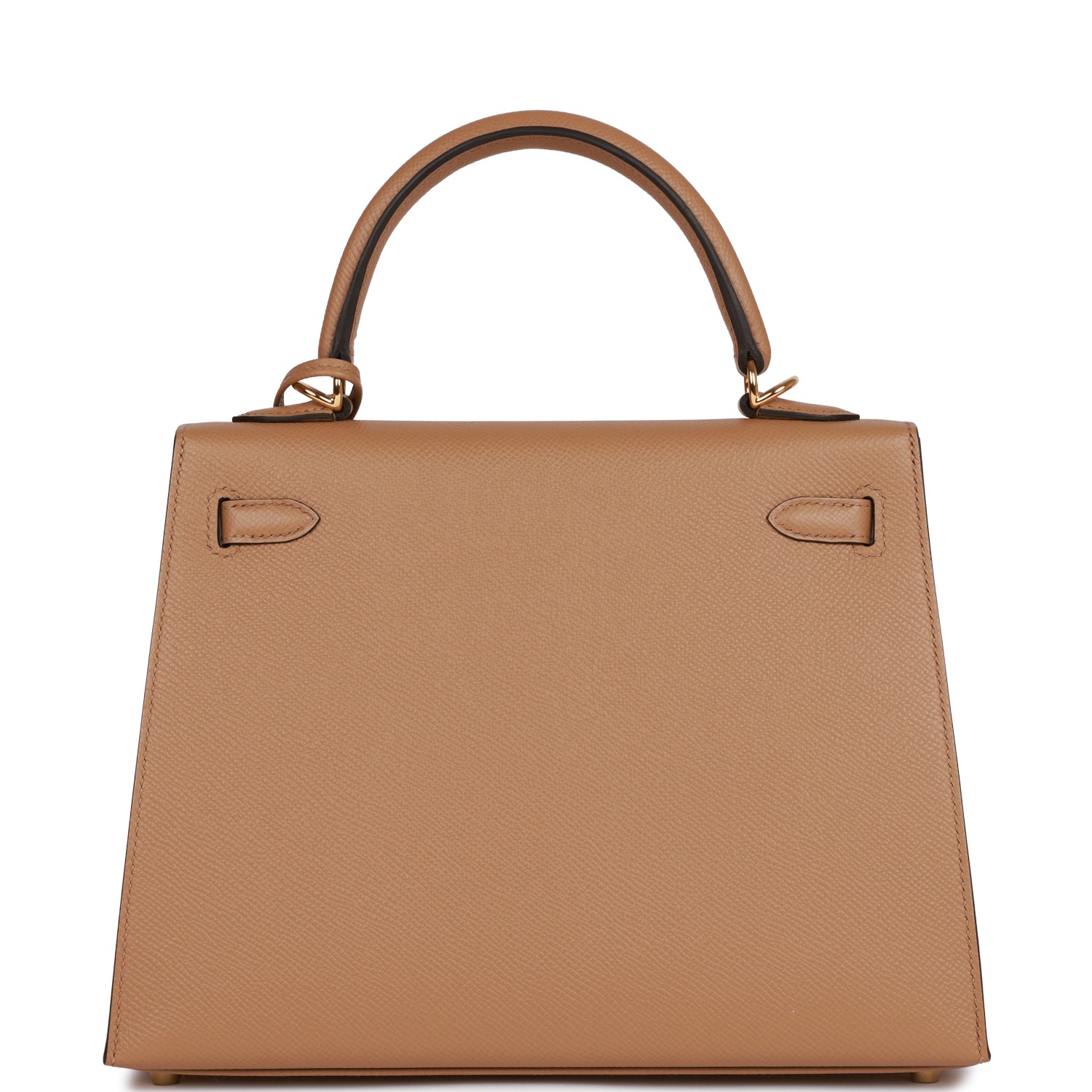 HERMES Kelly Sellier 25 Chai Epsom Gold Hardware