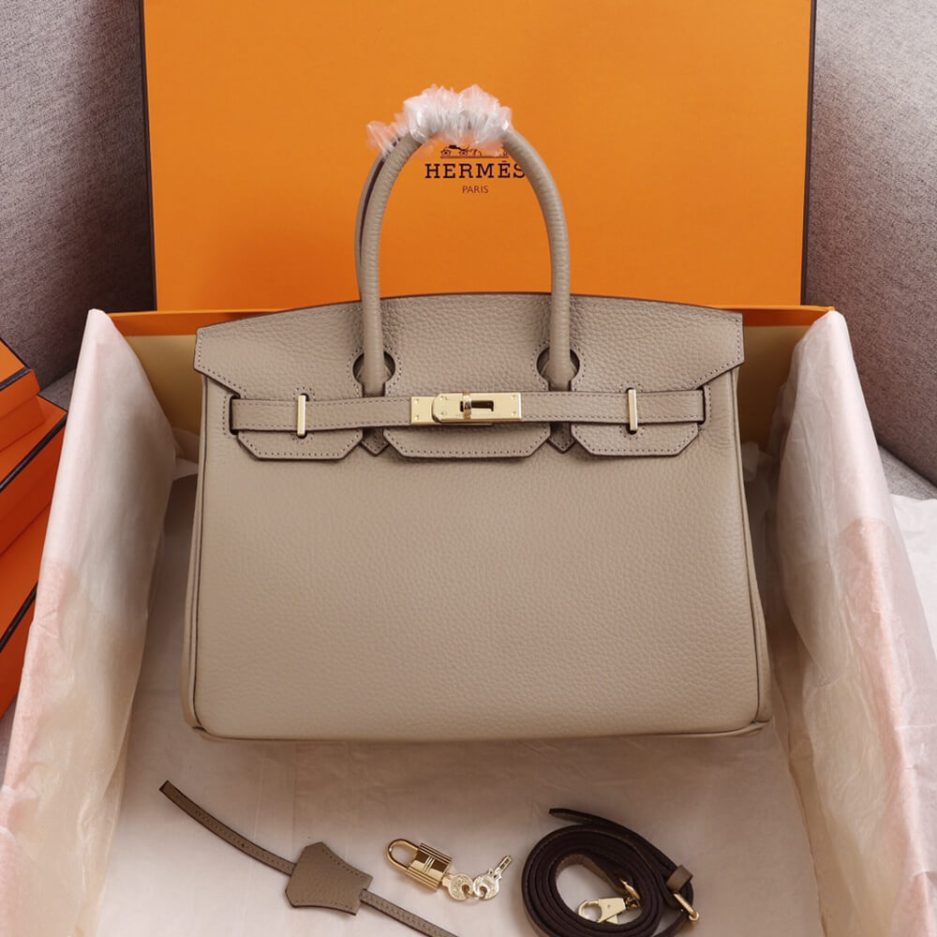HERMES BIRKIN BAG 25 (Grey)