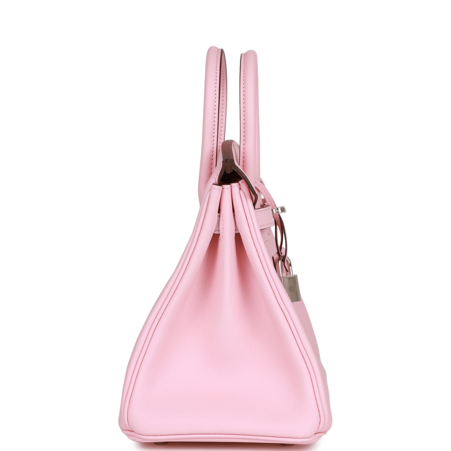HERMES Birkin 25 Rose Sakura Swift Palladium Hardware