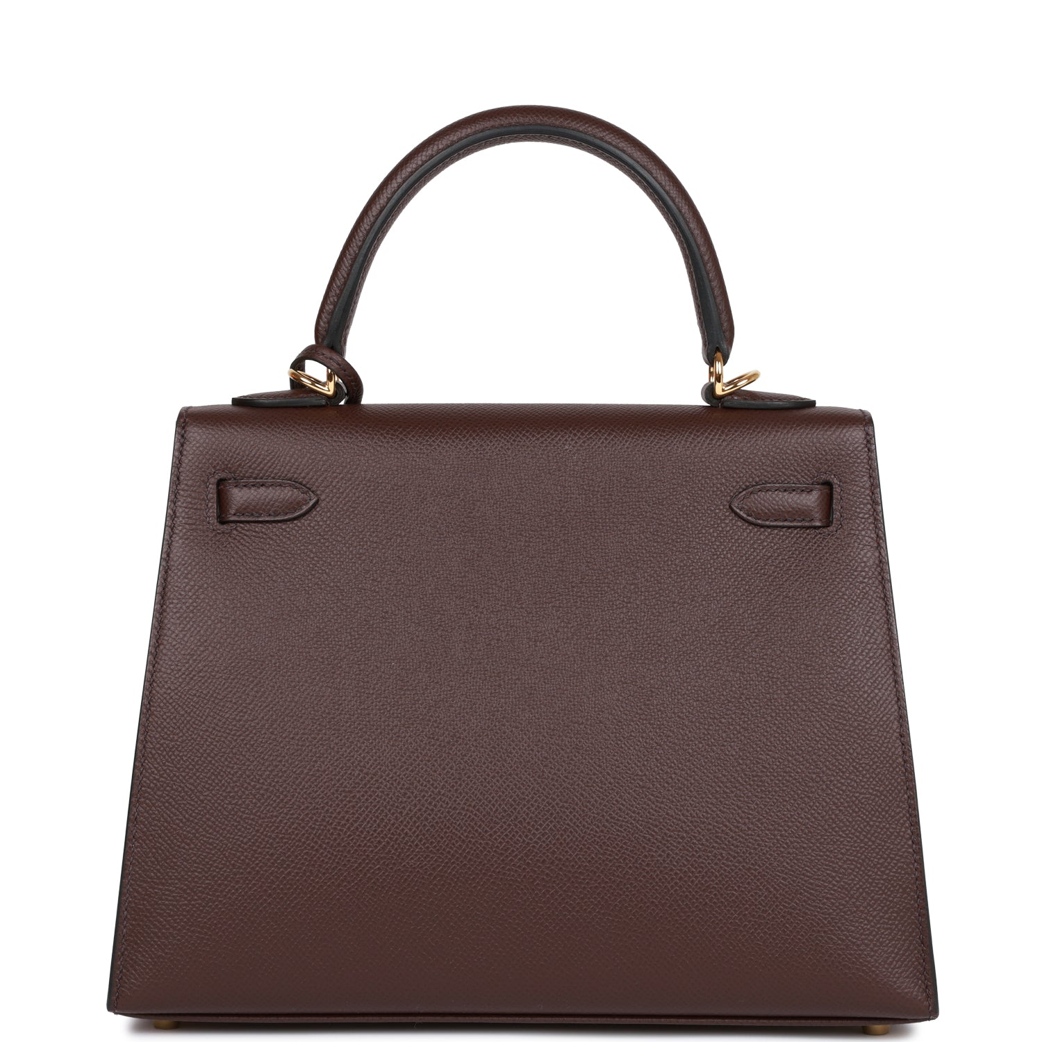 HERMES Kelly Sellier 25 Rouge Sellier Epsom Gold Hardware
