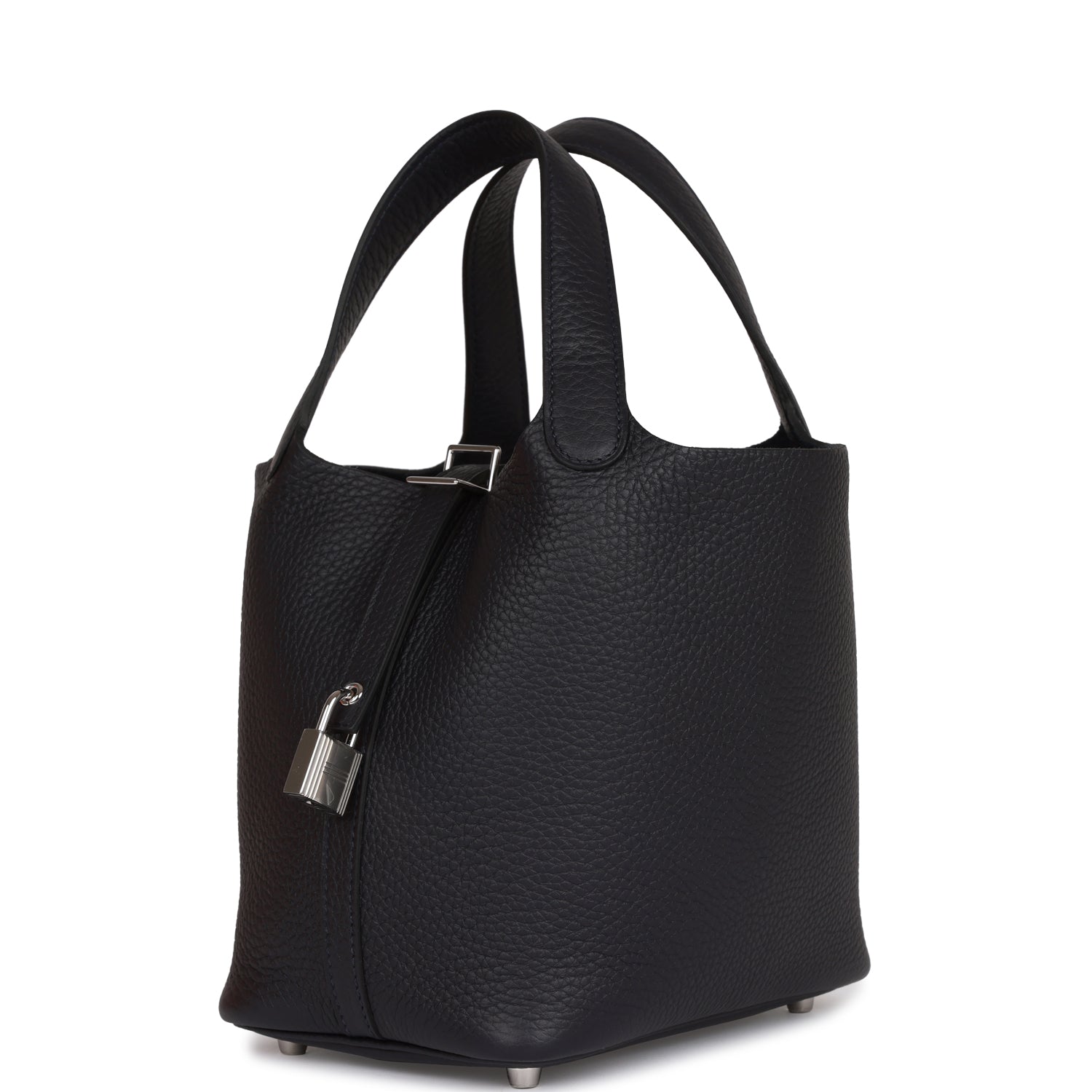 HERMES Picotin Lock 18 Caban Clemence Palladium Hardware