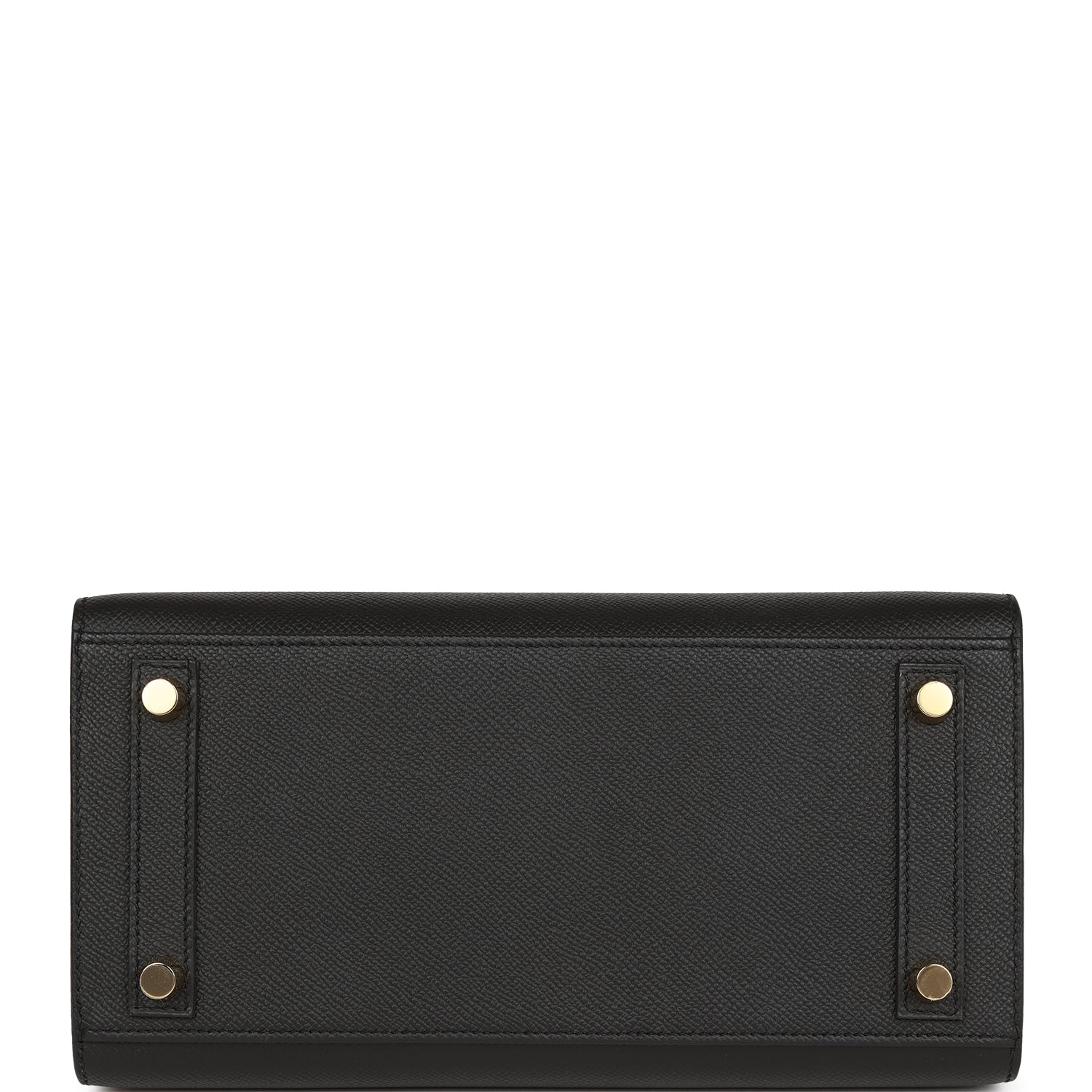 HERMES Birkin Sellier 25 Black Epsom Gold Hardware