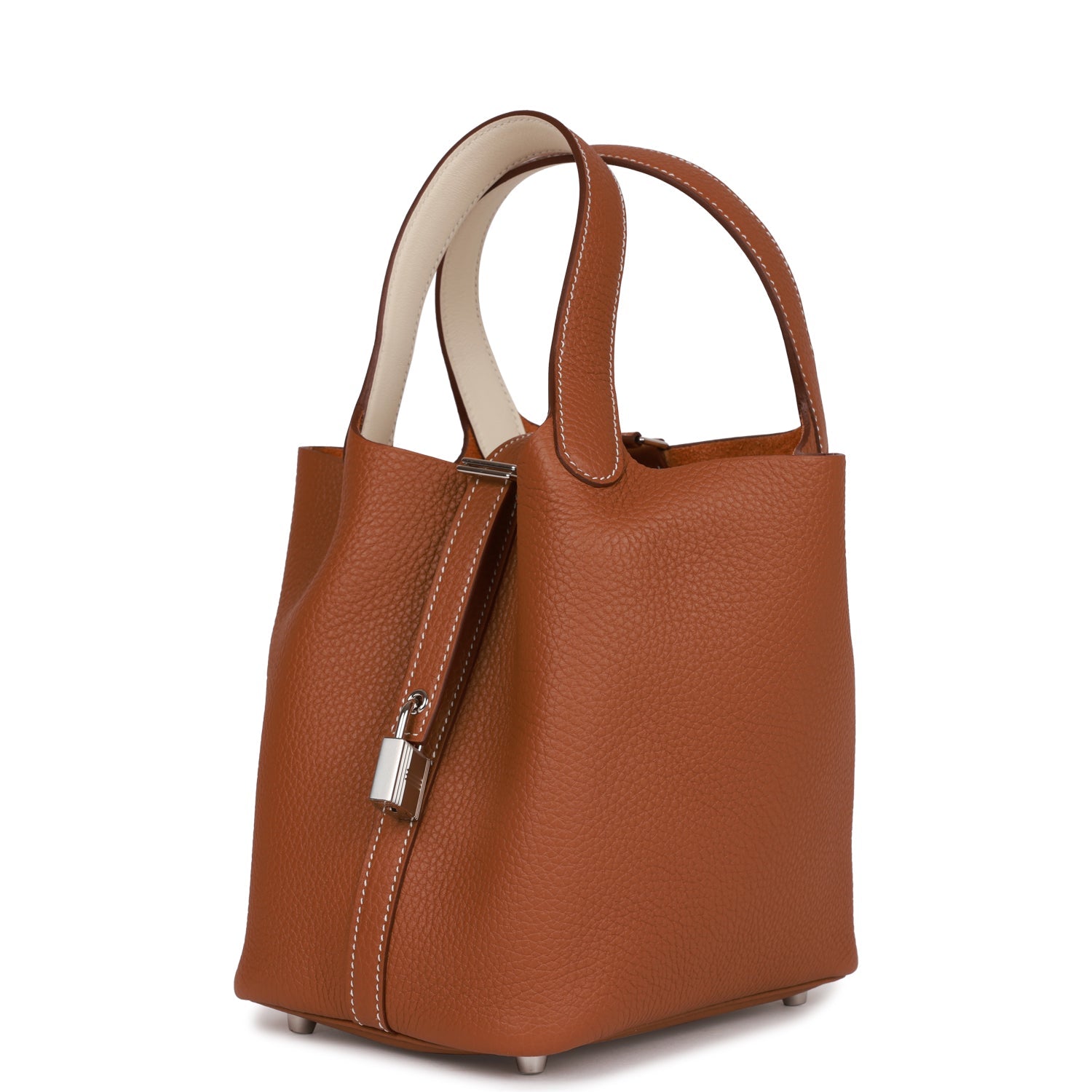 HERMES Eclat Picotin Lock 18 Gold Clemence Palladium Hardware