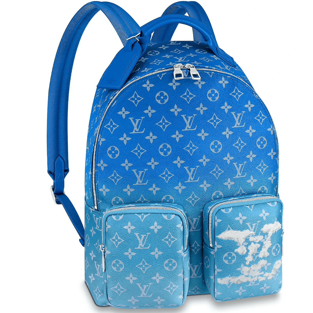 Louis Vuitton Backpack Multipocket Clouds Monogram Blue M45441