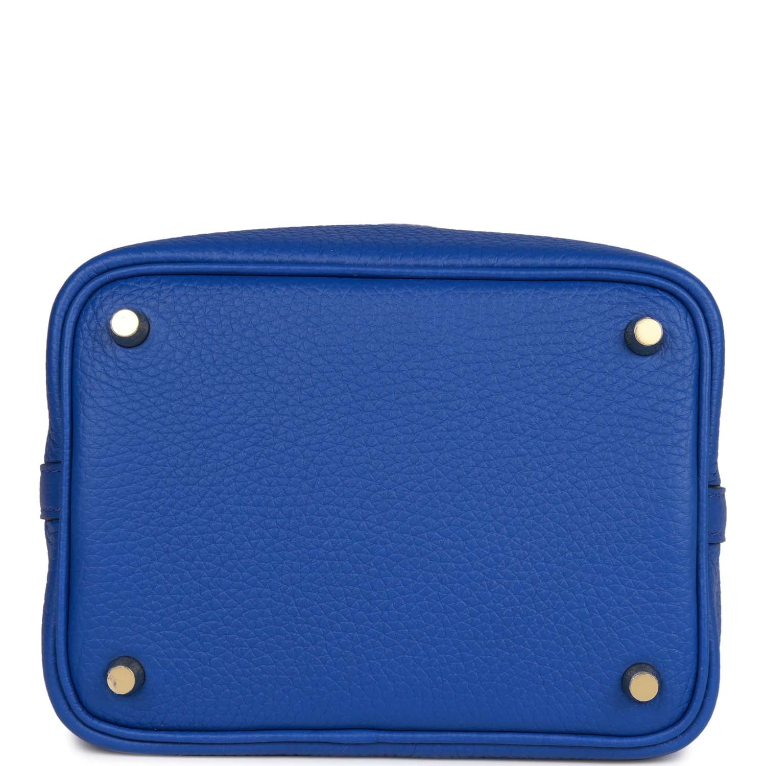 Hermes Picotin Lock 18 Bleu Saphir Maurice Palladium Hardware