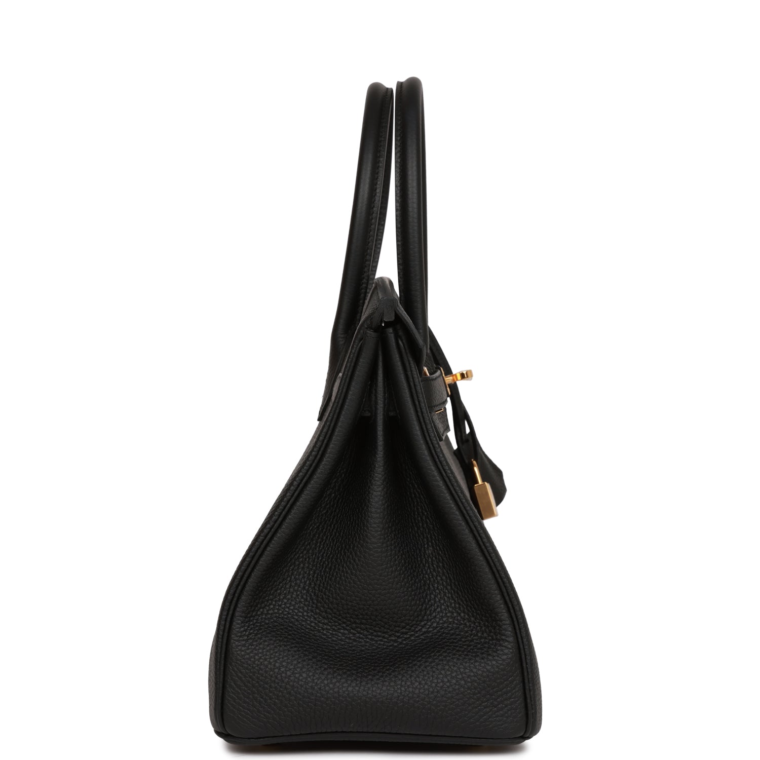 HERMES Birkin 30 Black Togo Gold Hardware