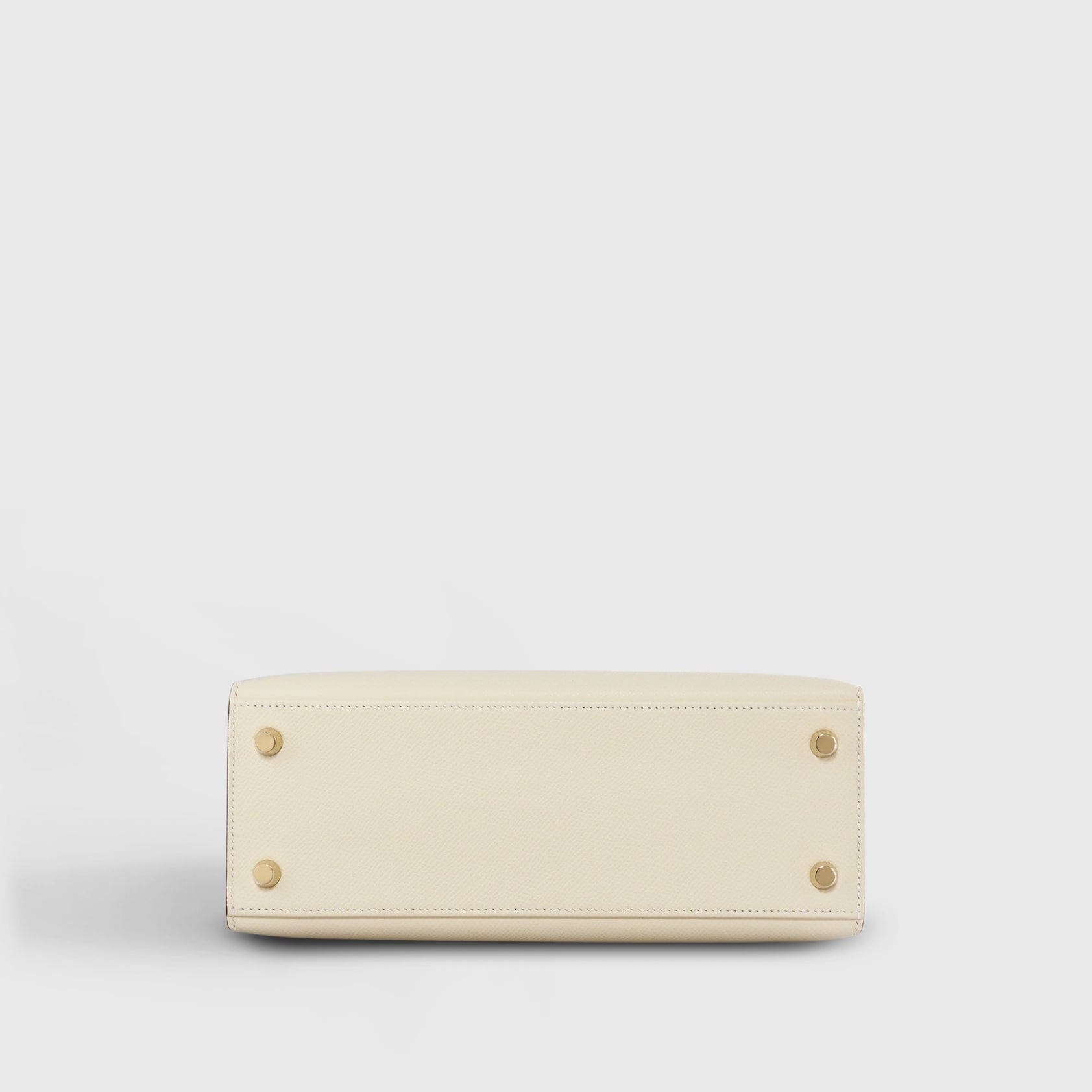 HERMES Kelly 25 Epsom Nata Sellier Gold Hardware