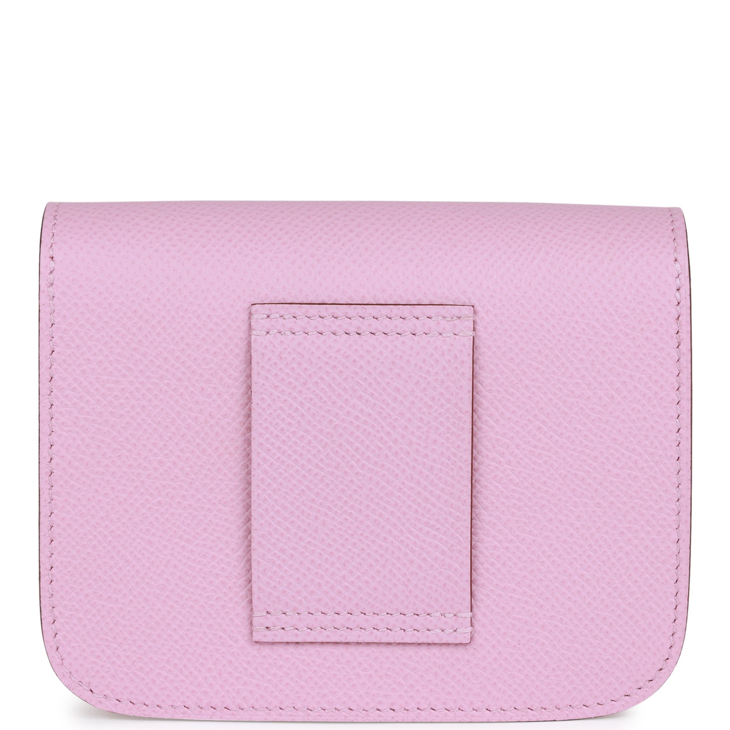 HERMES Constance Slim Wallet Mauve Syestre Epsom Palladium Hardware