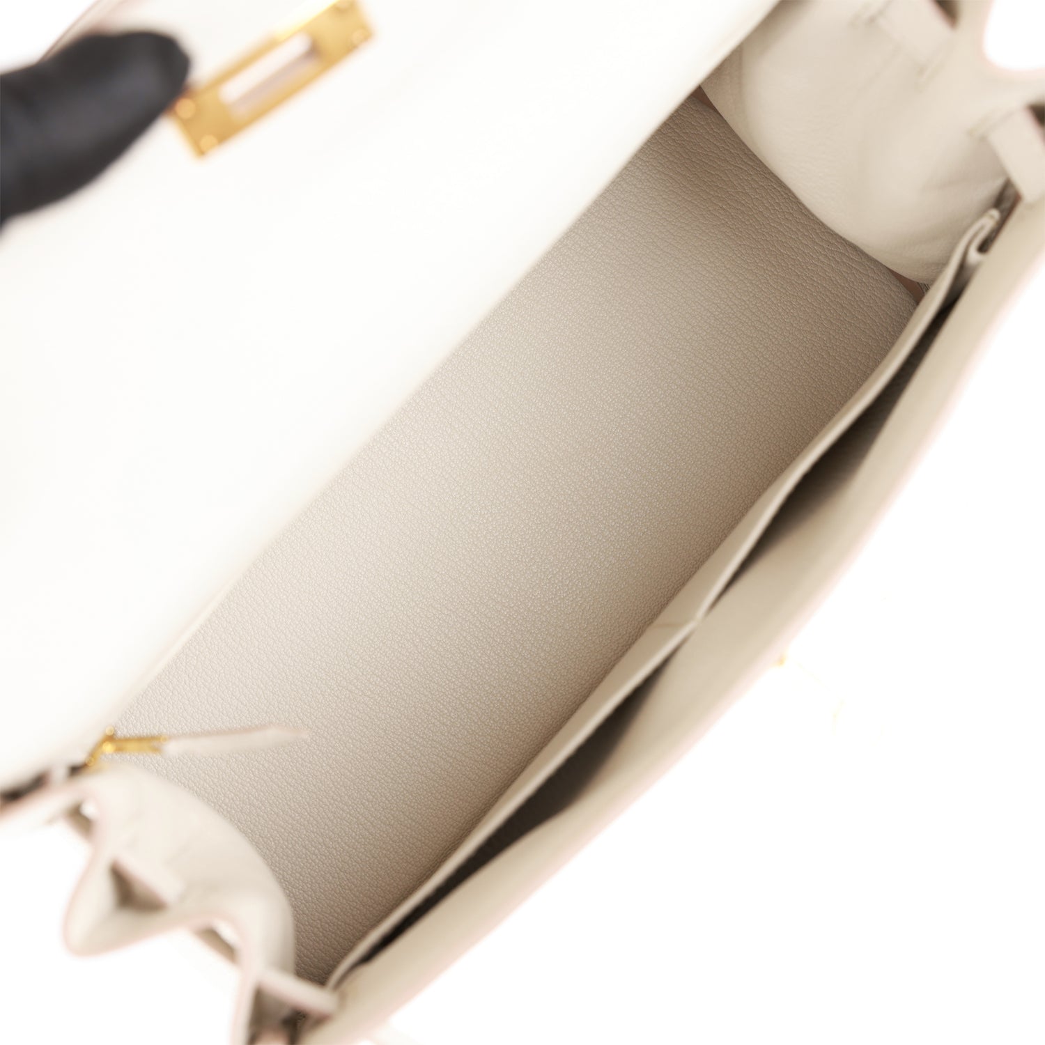 HERMES Kelly Retourne 28 Beton Togo Gold Hardware