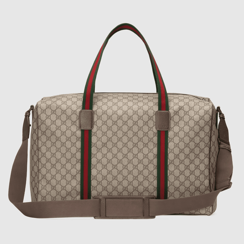 Gucci Large duffle bag with Web
