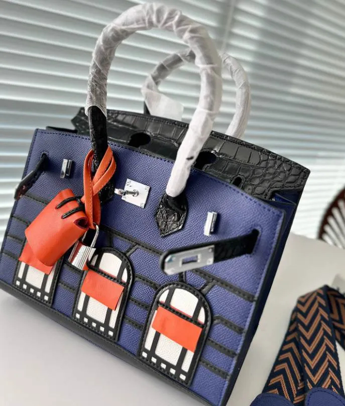HERMÈS LIMITED EDITION MATTE ALLIGATOR NIGHT BIRKIN FAUBOURG 20 HANDBAG IN DEEP BLUE, BLUE MARINE