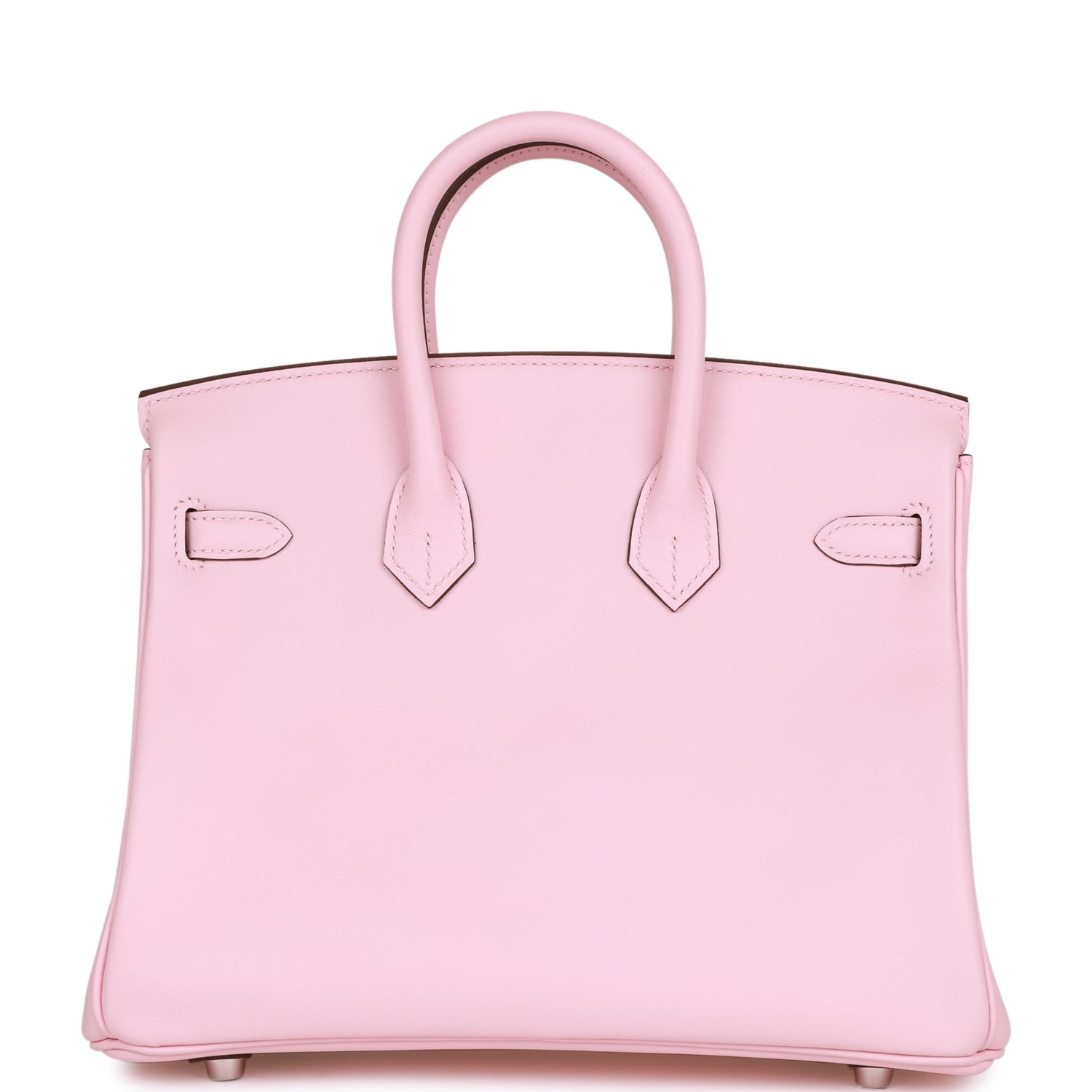 HERMES Birkin 25 Rose Sakura Swift Palladium Hardware