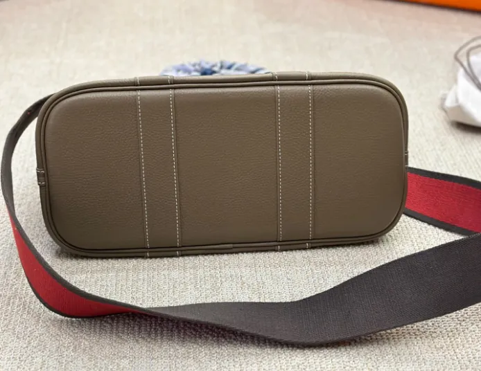 HERMÈS ETOUPE GREY NEGONDA GARDEN PARTY TPM