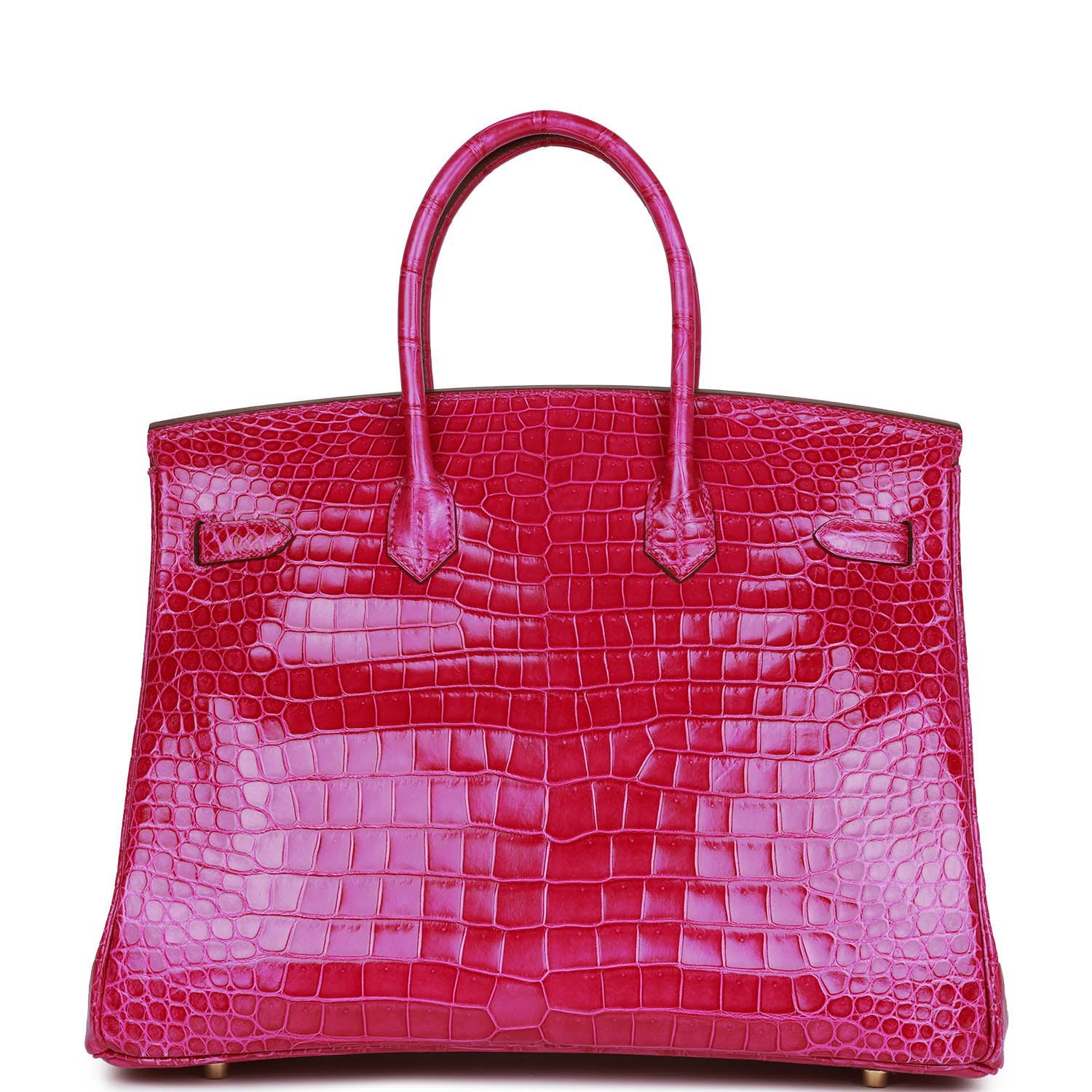 HERMES Birkin 35 Scheherazade Shiny Niloticus Crocodile Gold Hardware