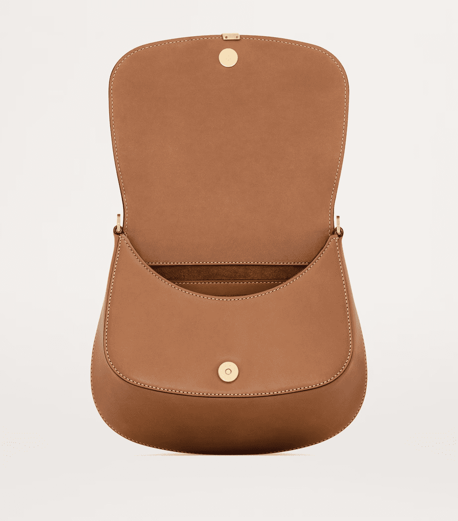 Saint Laurent Leather Voltaire Top-Handle Bag