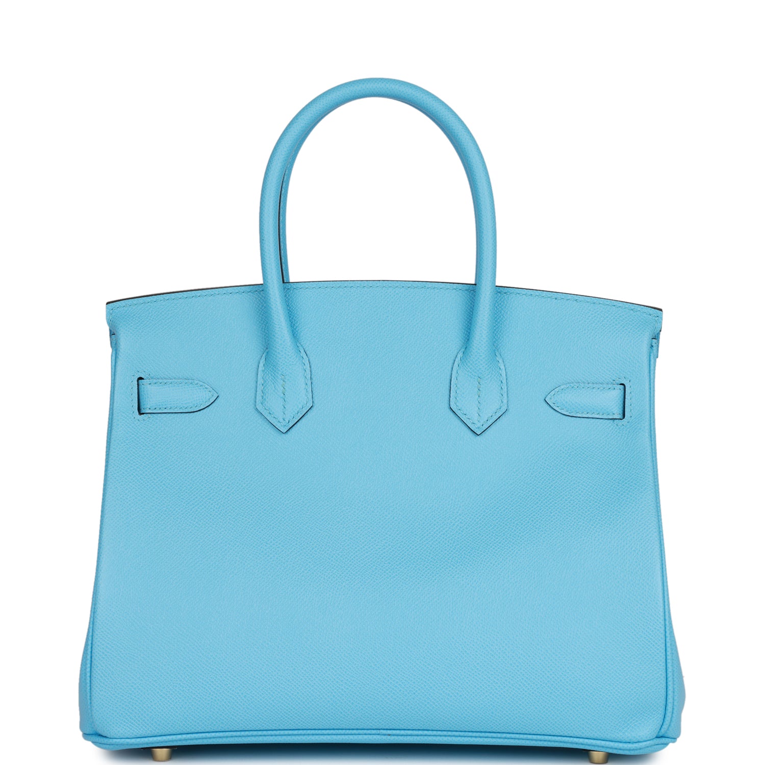 HERMES Birkin 30 Celeste Epsom Gold Hardware