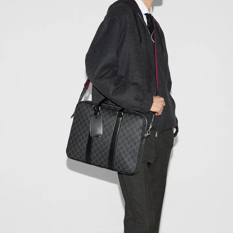 GUCCI BRIEFCASE WITH SHOULDER STRAP