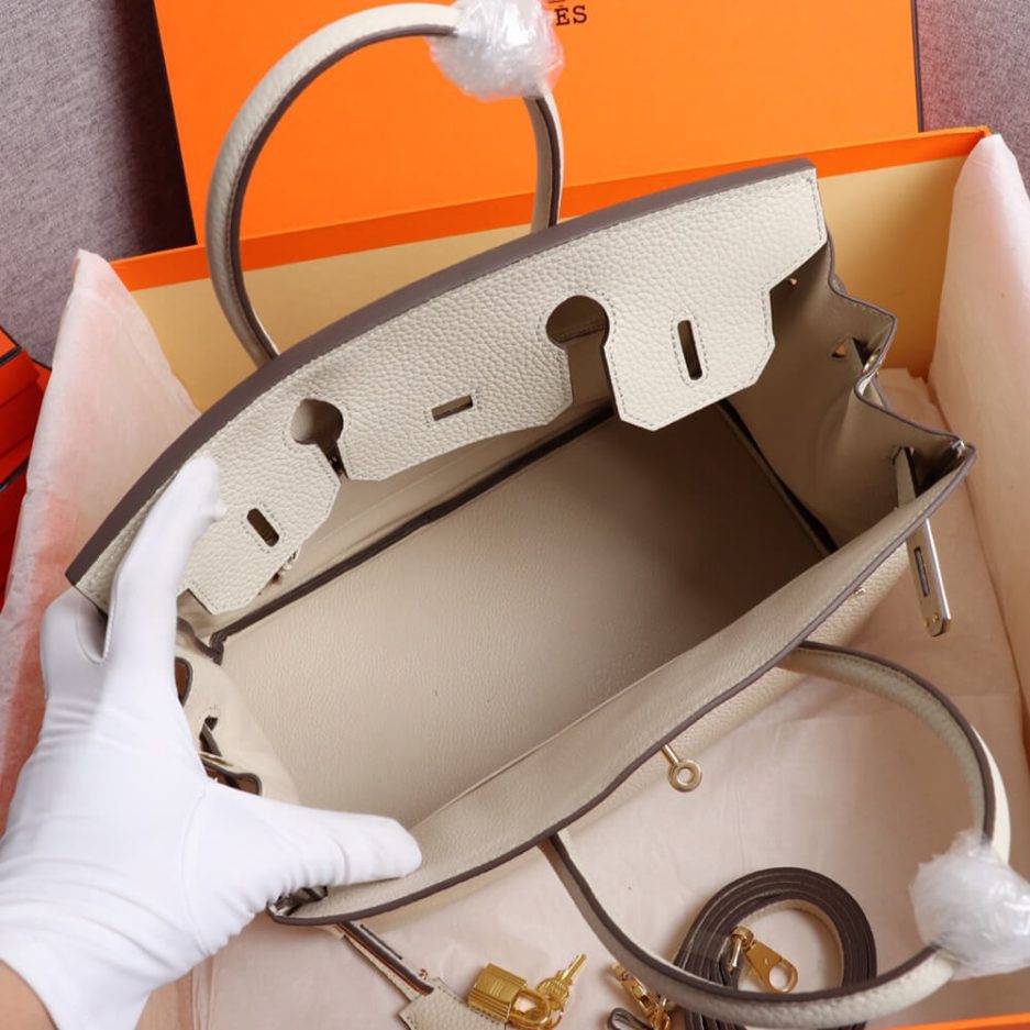HERMES BIRKIN BAG 25（IVORY WHITE）