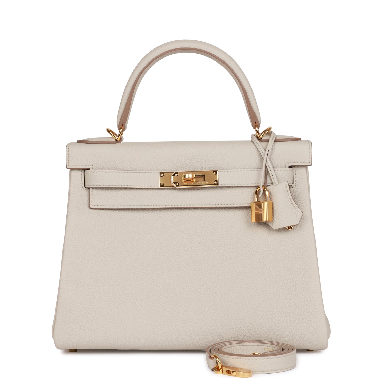 HERMES Kelly Retourne 28 Beton Togo Gold Hardware