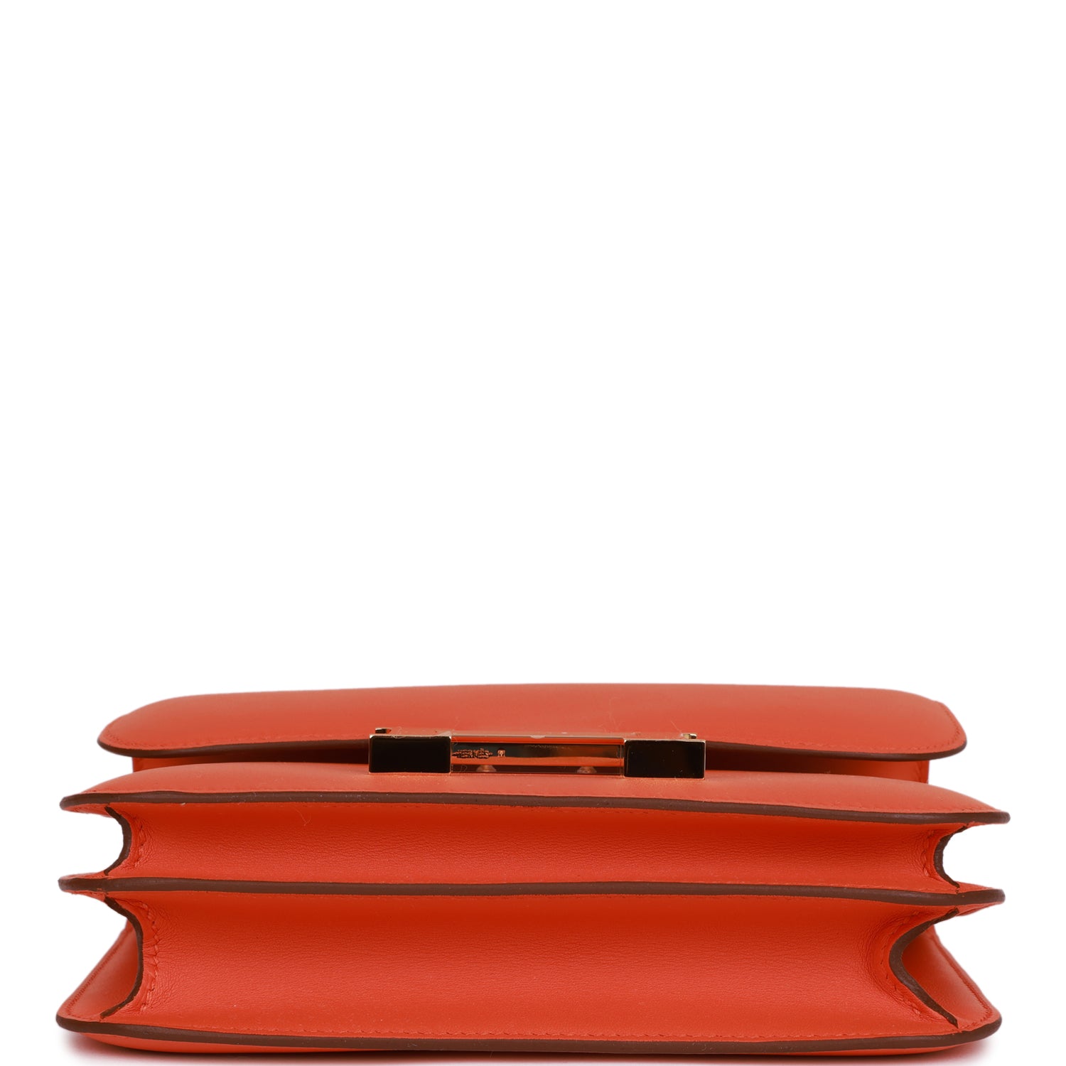 HERMES Constance 18 Orange Swift Gold Hardware